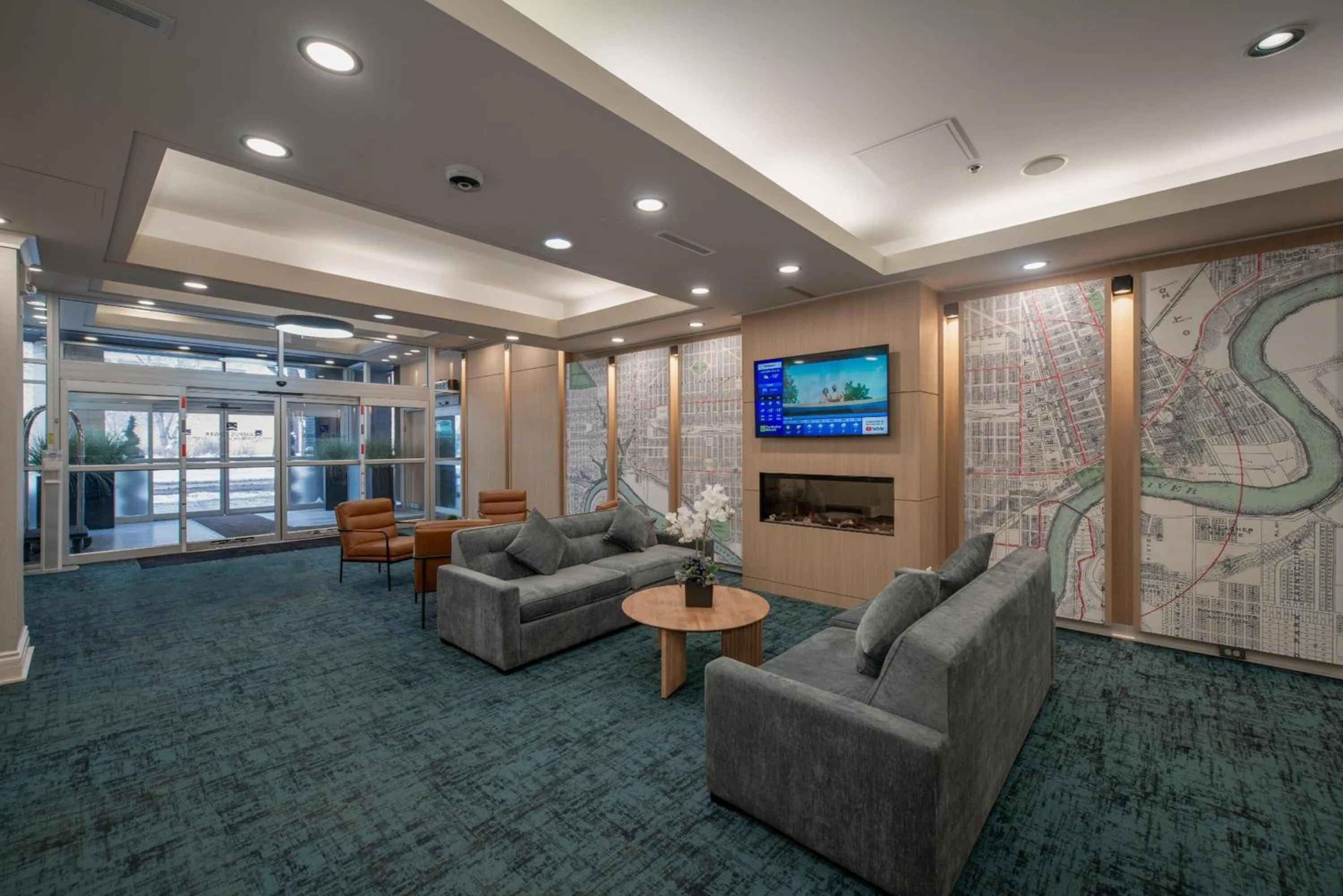 Lobby or reception in Campus Tower Suite Hotel