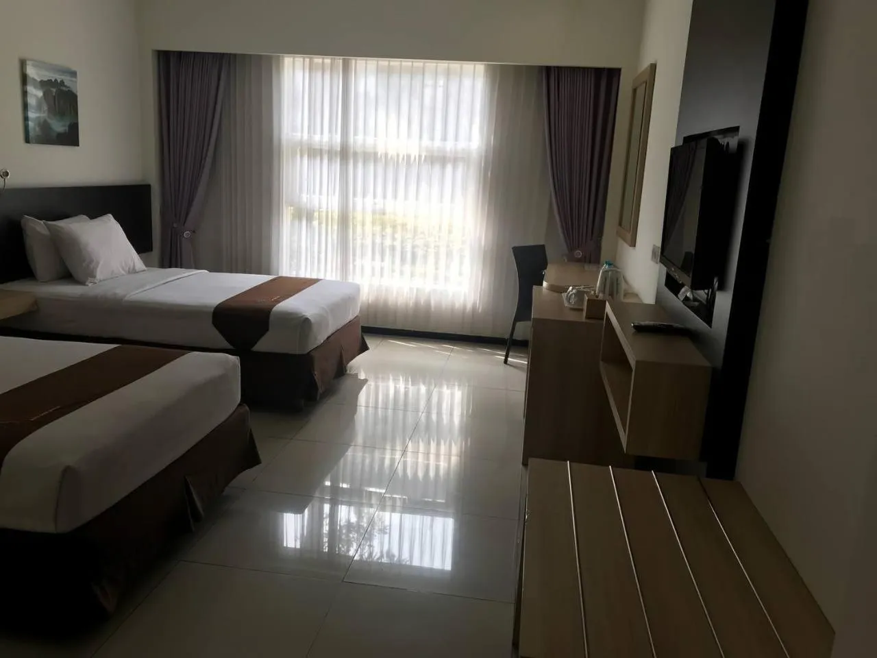 Bed in Batusuki Resort & Hotel