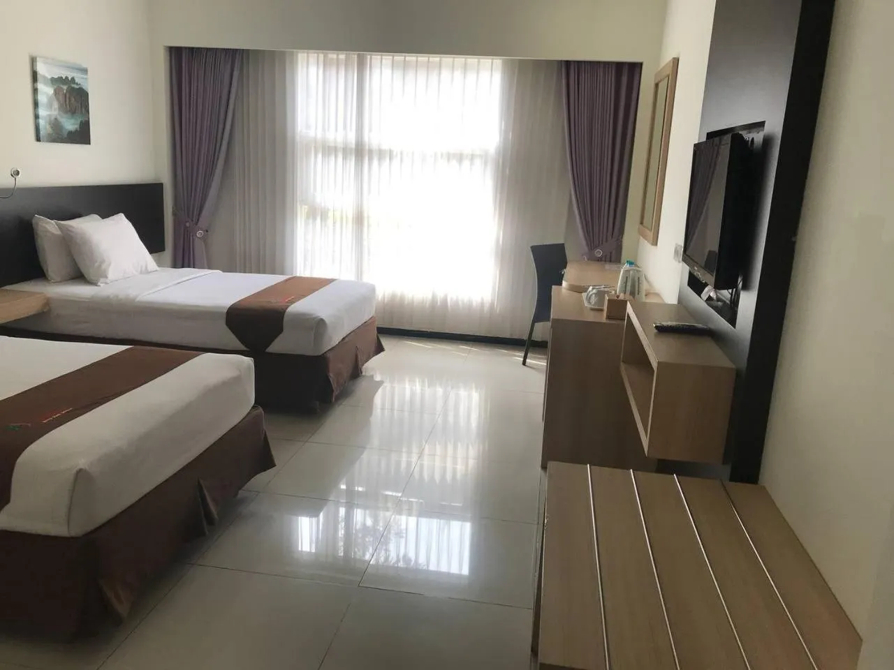 Bed in Batusuki Resort & Hotel