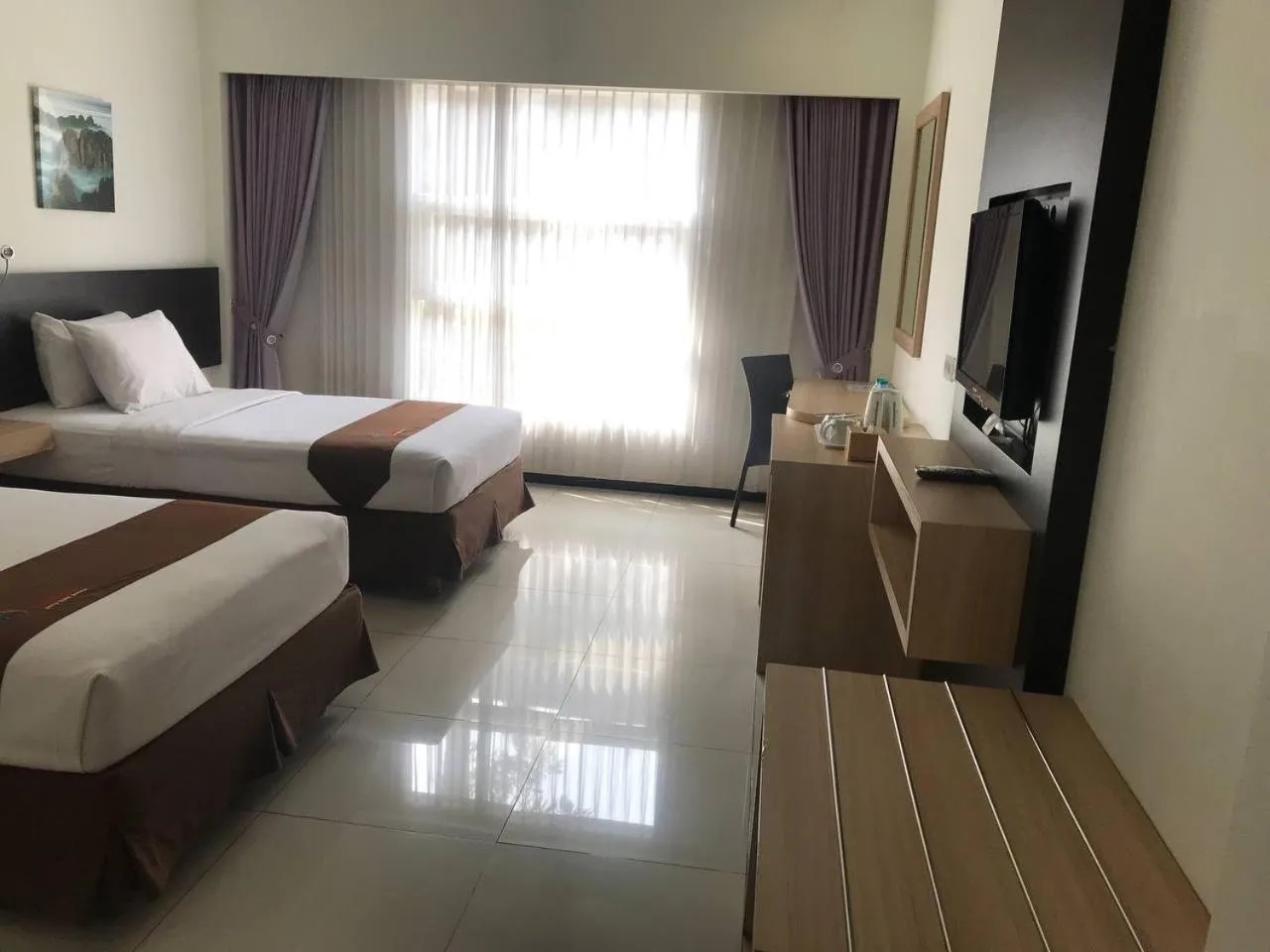 Bed in Batusuki Resort & Hotel