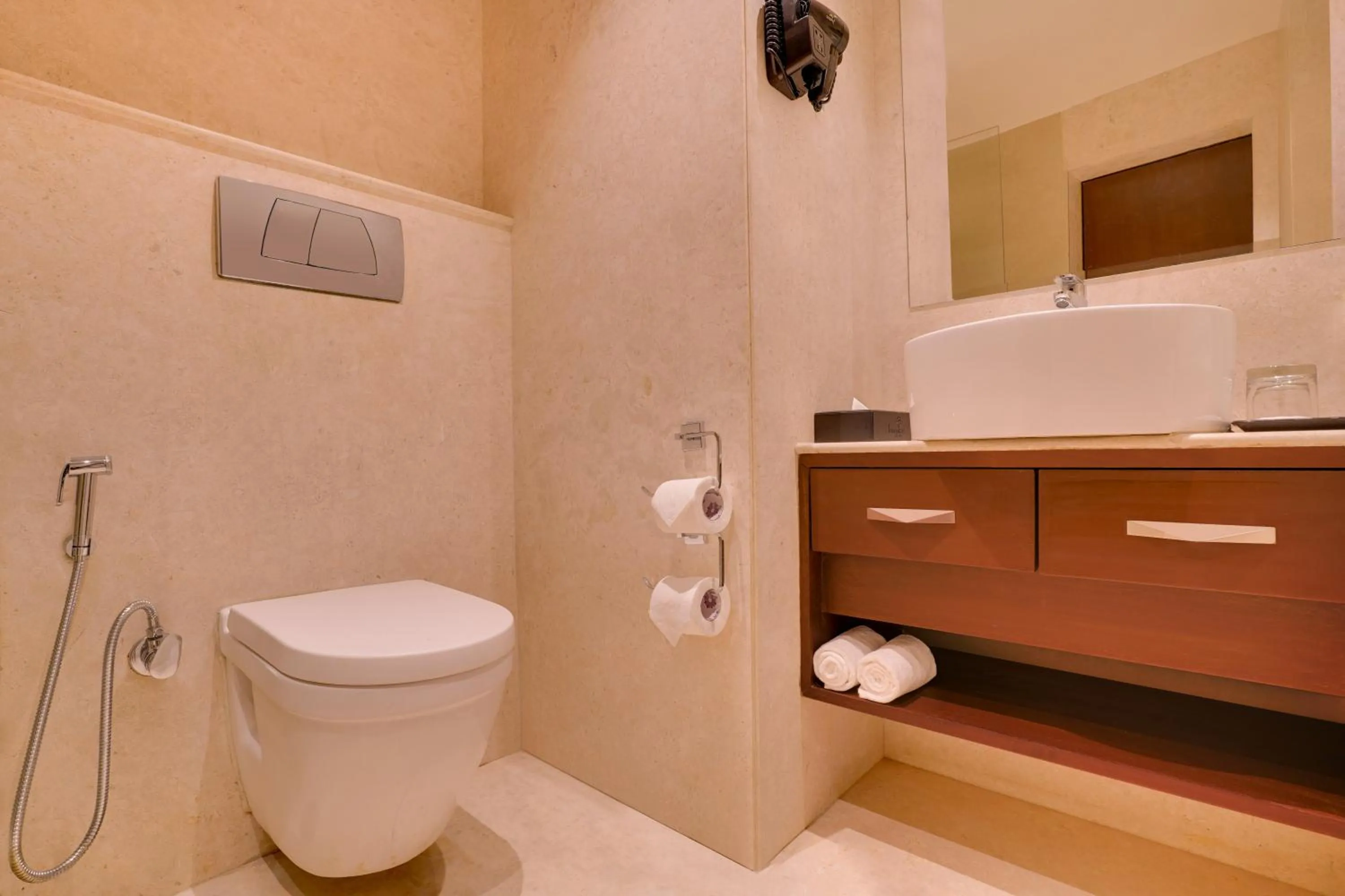 Bathroom in Lemon Tree Hotel, Noida