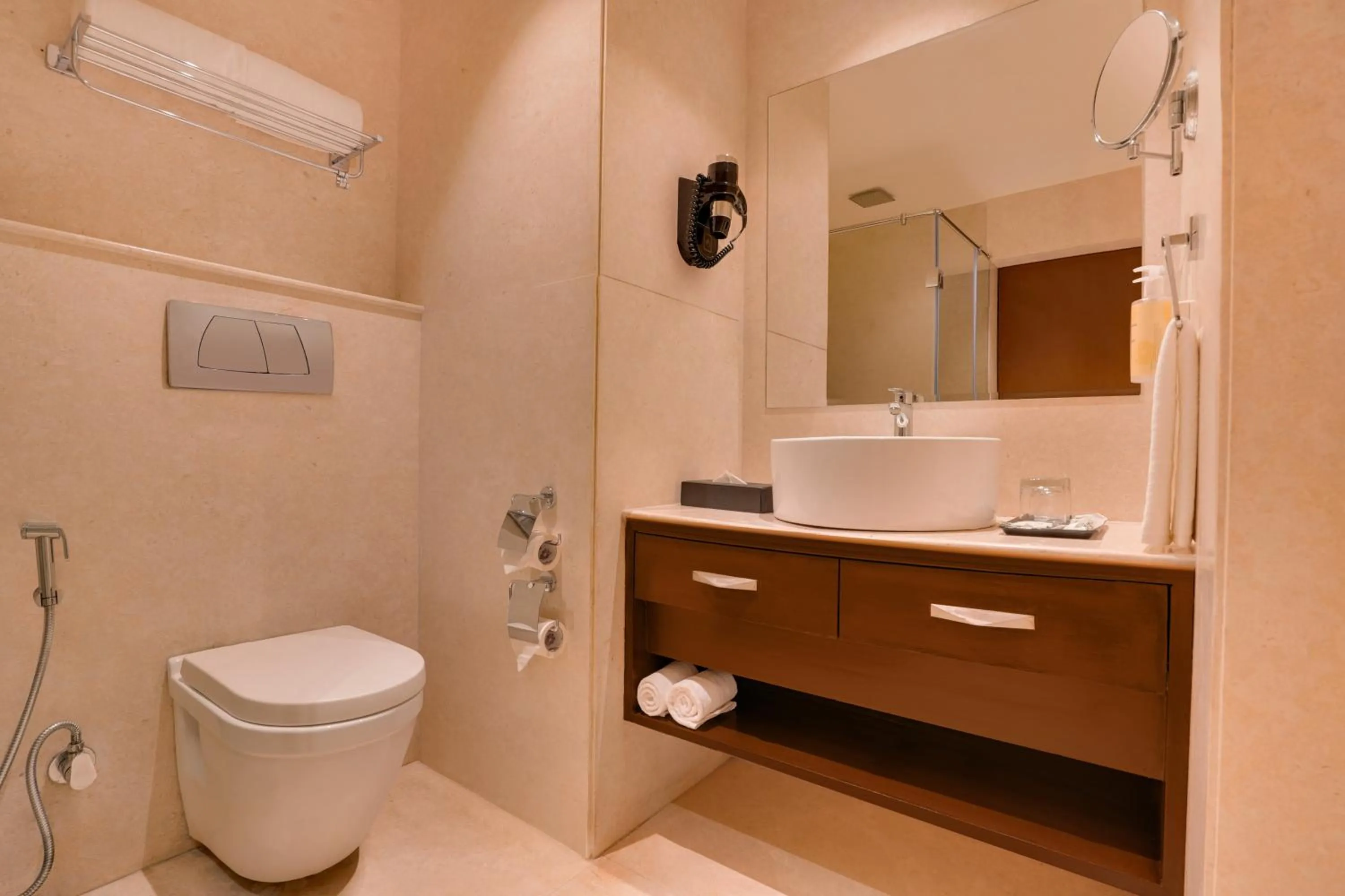 Bathroom in Lemon Tree Hotel, Noida