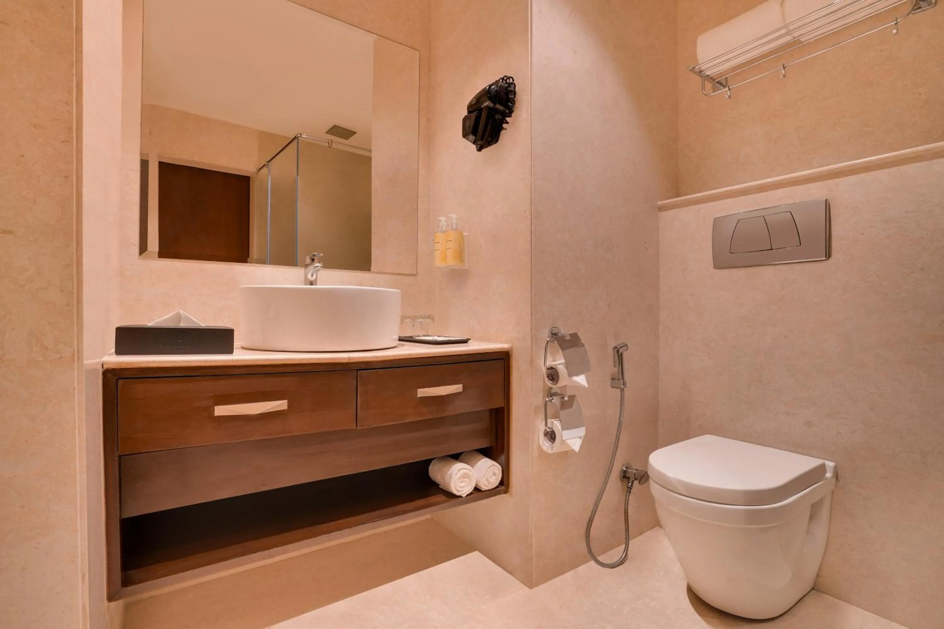 Bathroom in Lemon Tree Hotel, Noida