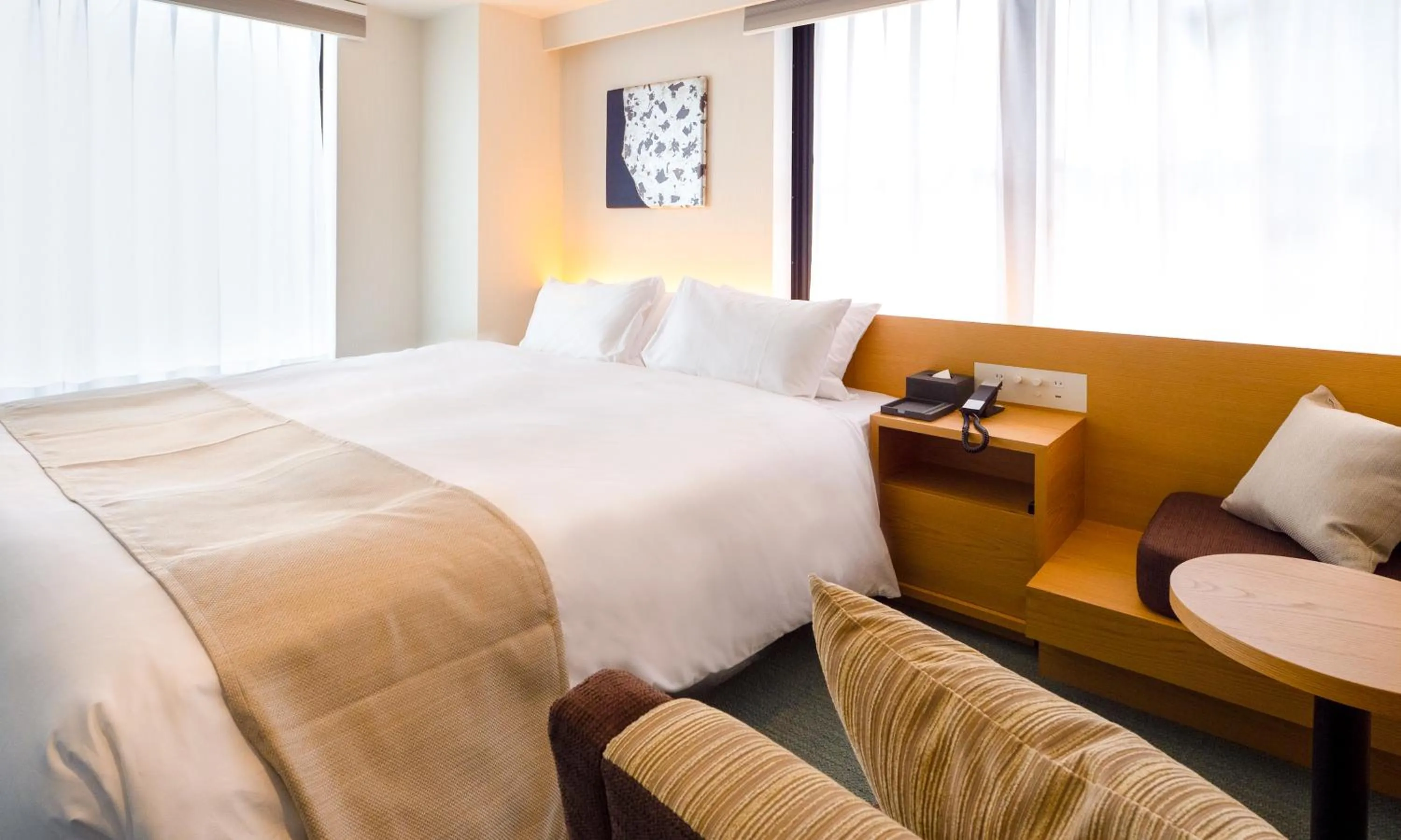 Photo of the whole room, Bed in HOTEL RINGS KYOTO