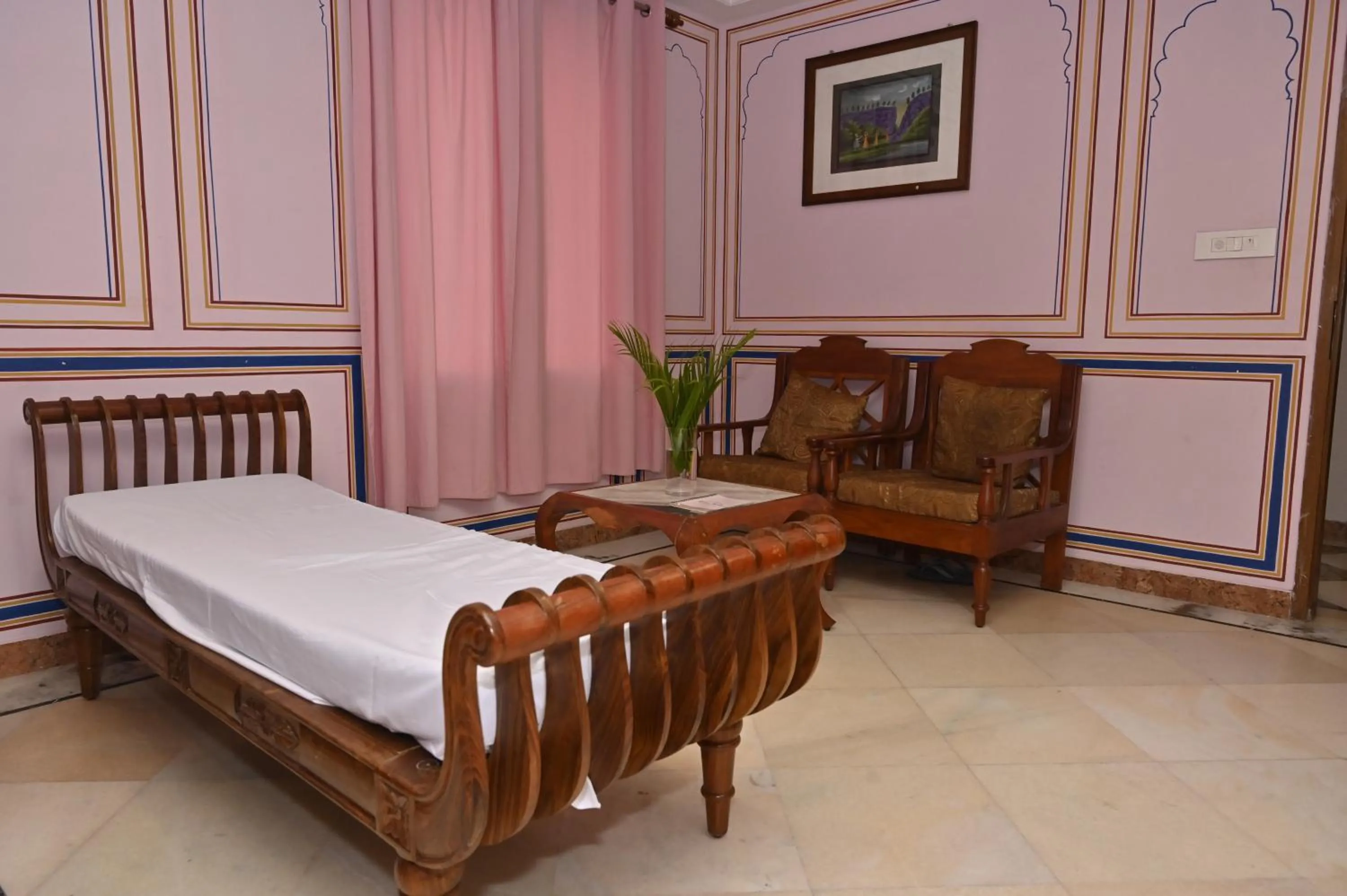 Seating area, Bed in Hotel Rime Vista