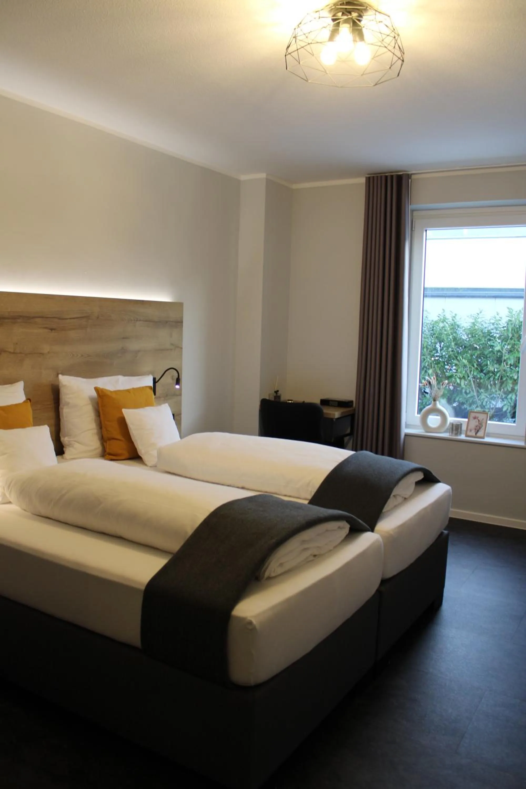 Bed in Motel Hasetal