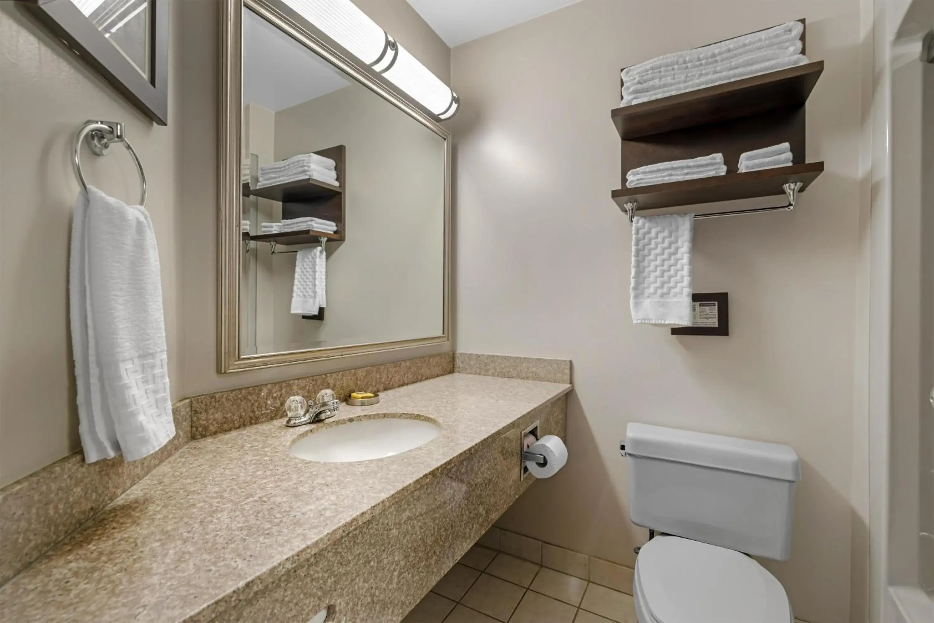 Bathroom in Best Western Plus Stoneridge Inn & Conference Centre London Ontario Bathroom in Best Western Plus Stoneridge Inn & Conference Centre London Ontario