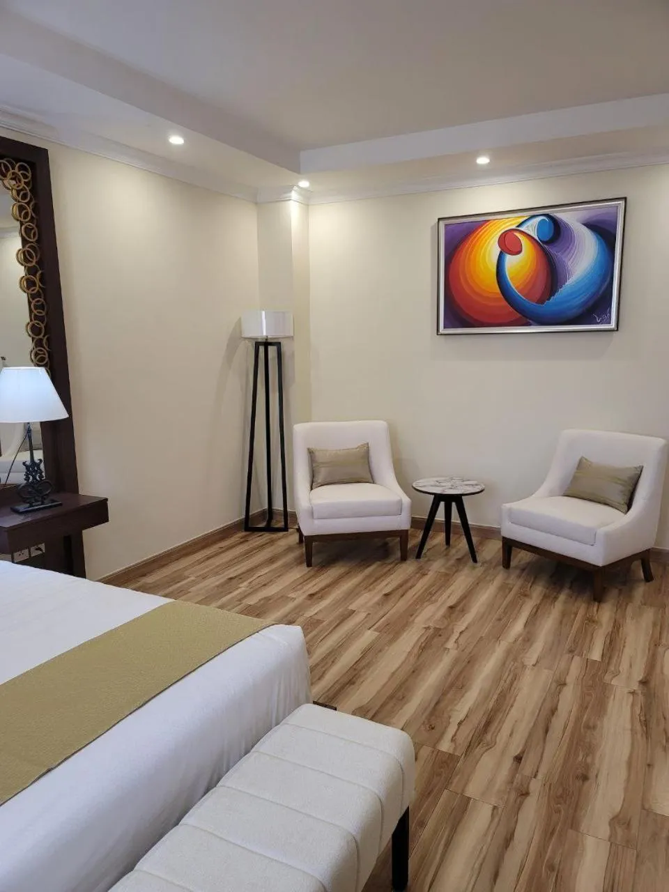 Bed in Goha Addis Hotel