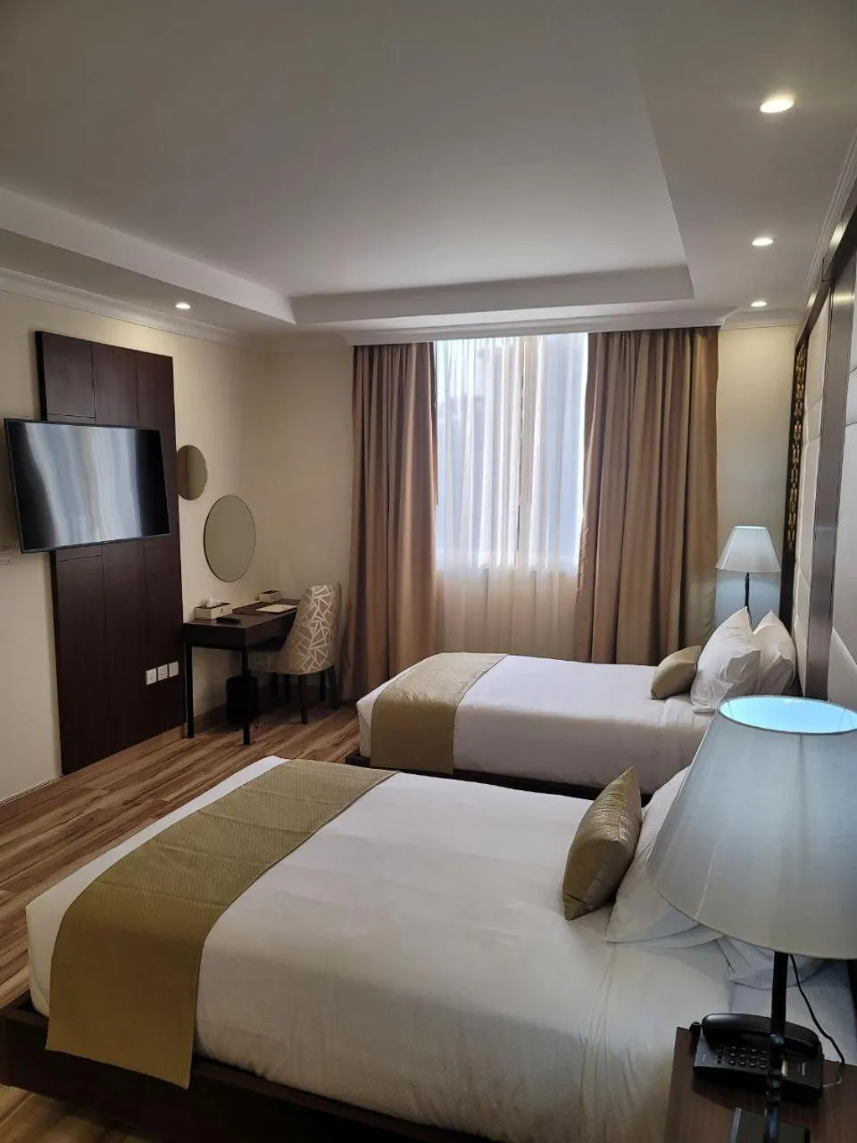 Bed in Goha Addis Hotel
