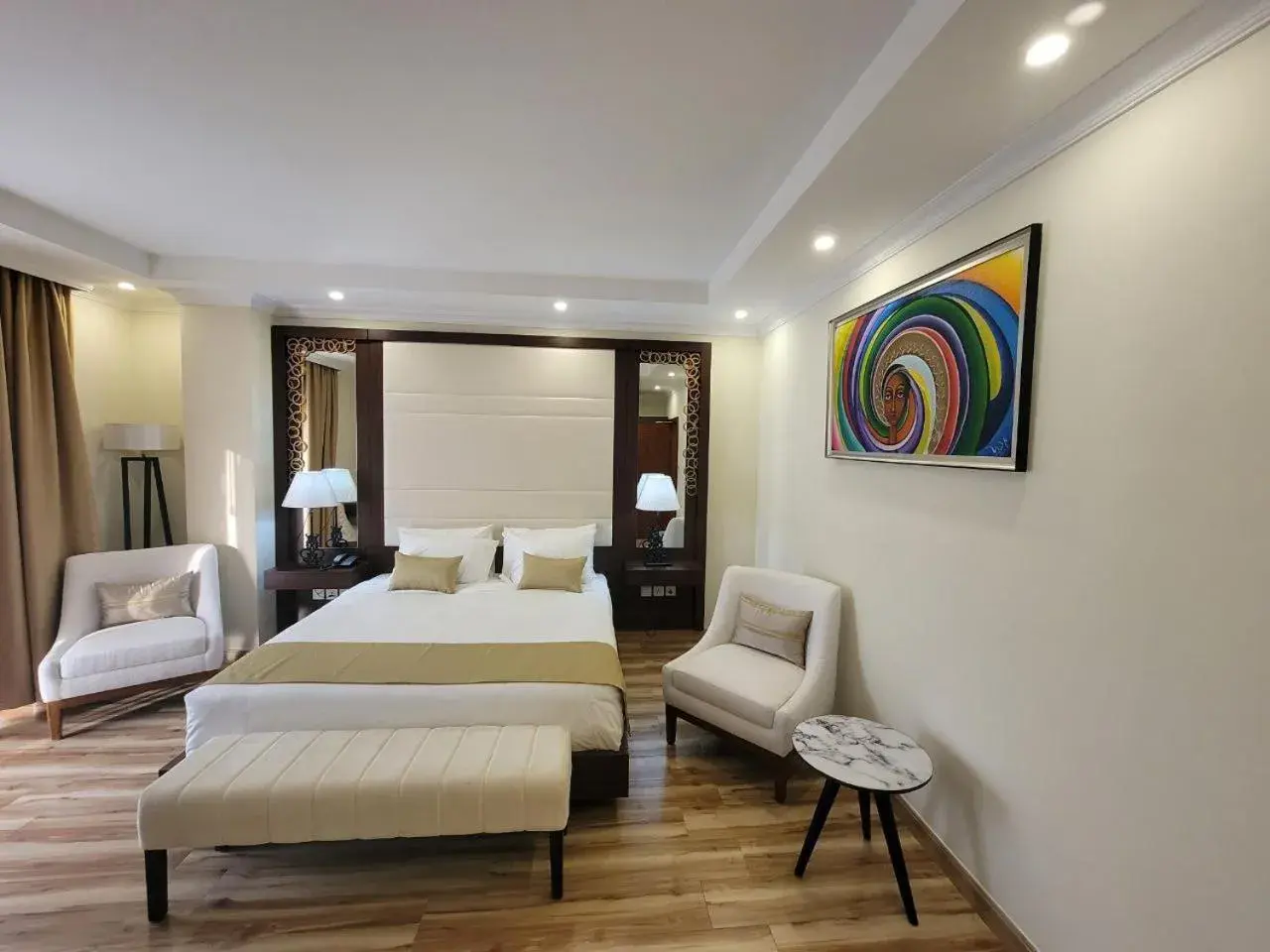 Deluxe King Room in Goha Addis Hotel Deluxe King Room in Goha Addis Hotel