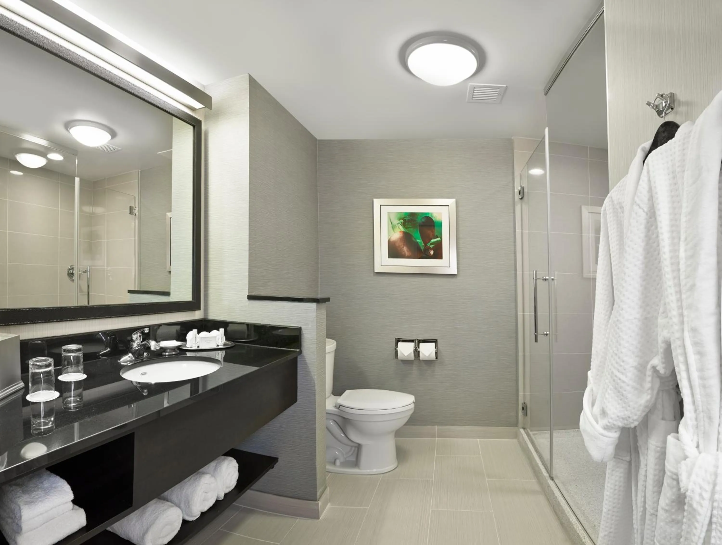 Shower in Fairfield Inn & Suites by Marriott St. John's Newfoundland