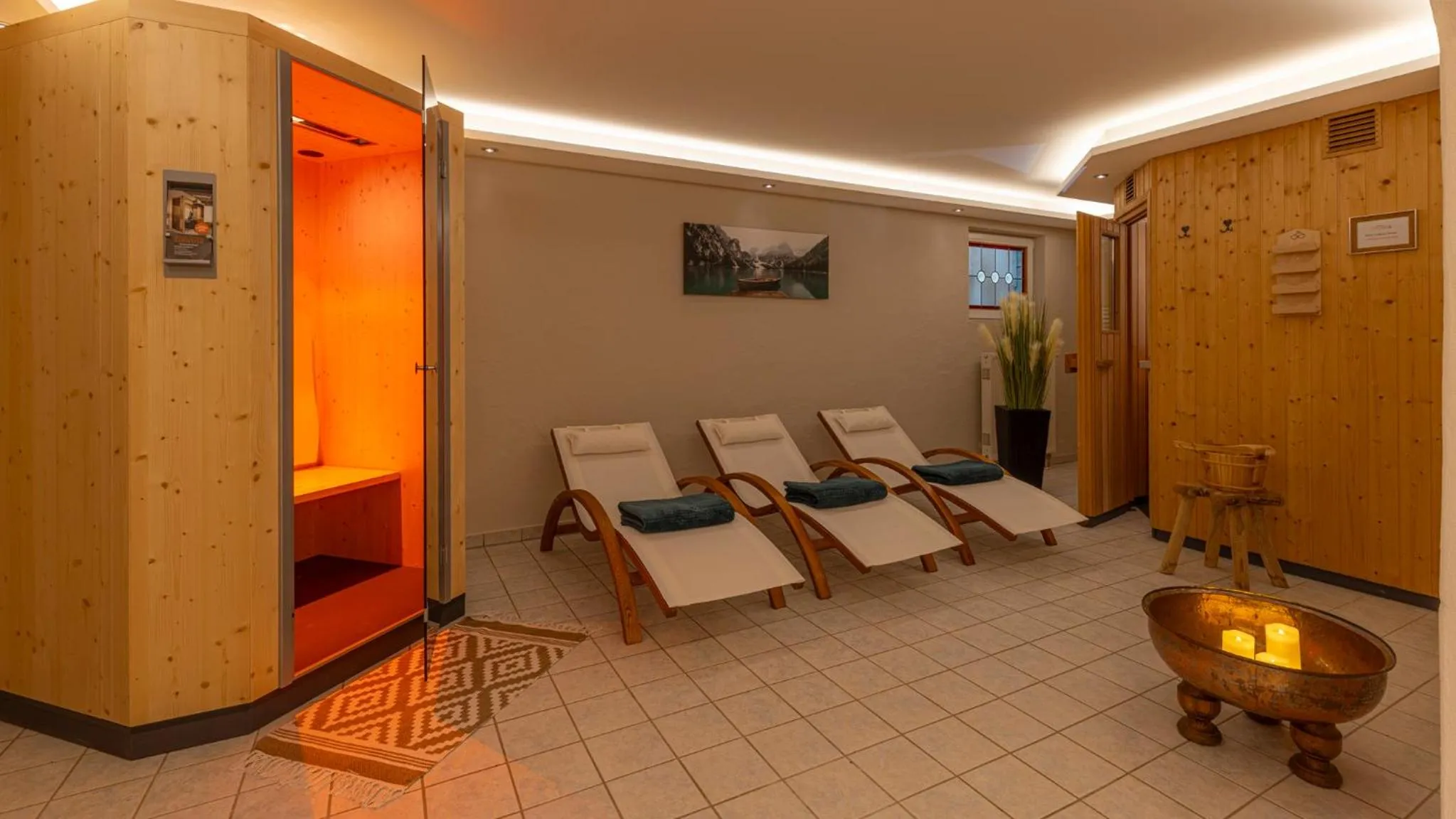 Sauna in Aparthotel Chiemgaufuchs - CHIEMGAUKARTE