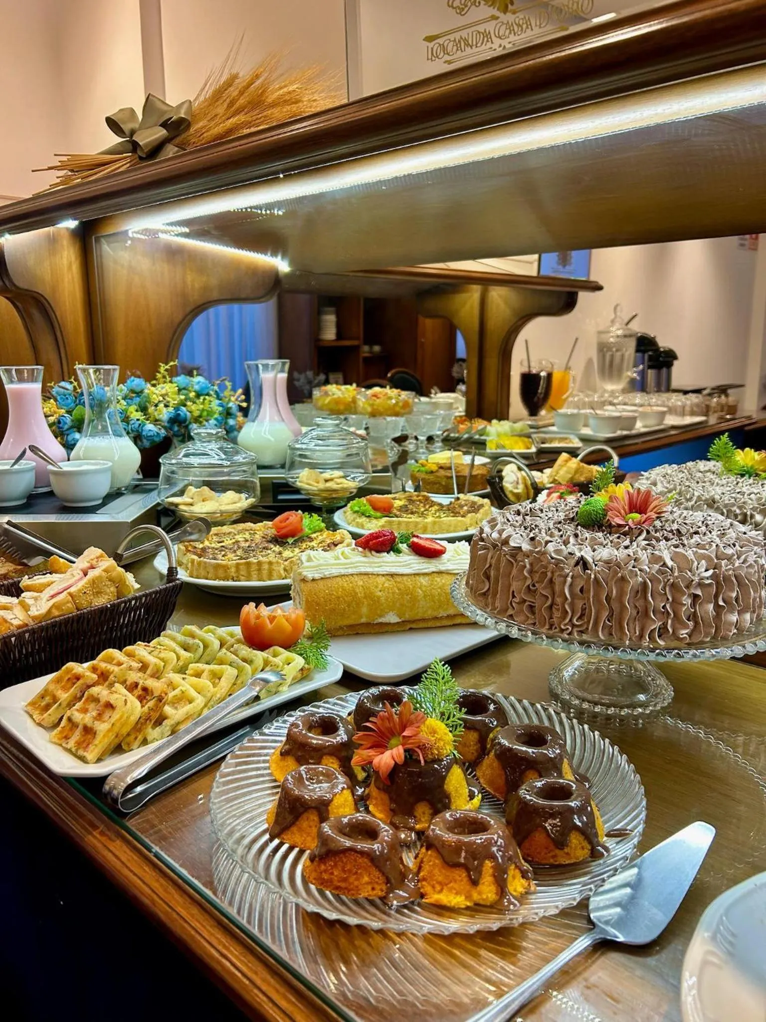 Breakfast in Hotel Locanda Casa D'Oro