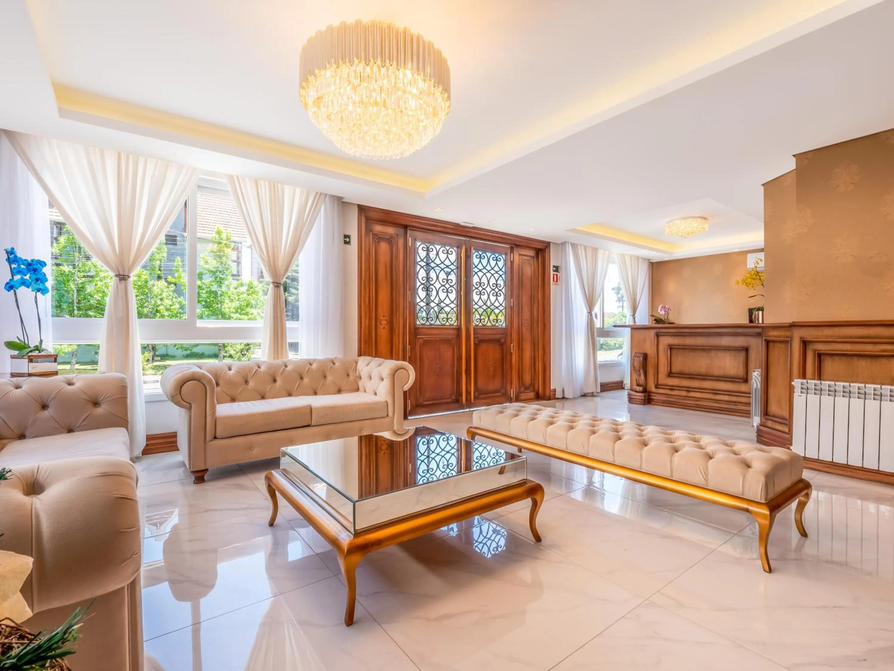 Lobby or reception in Hotel Locanda Casa D'Oro