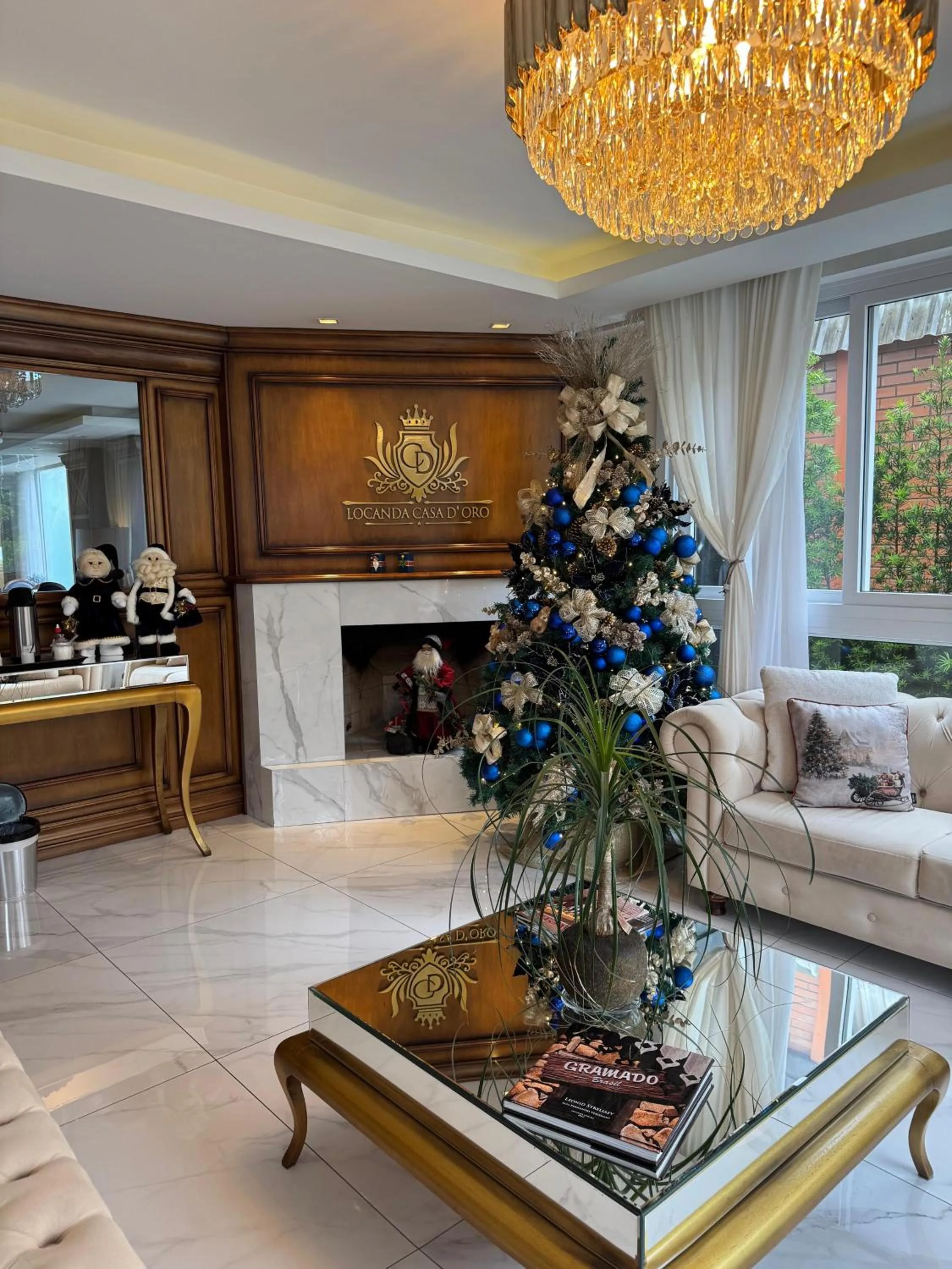 Lobby or reception in Hotel Locanda Casa D'Oro