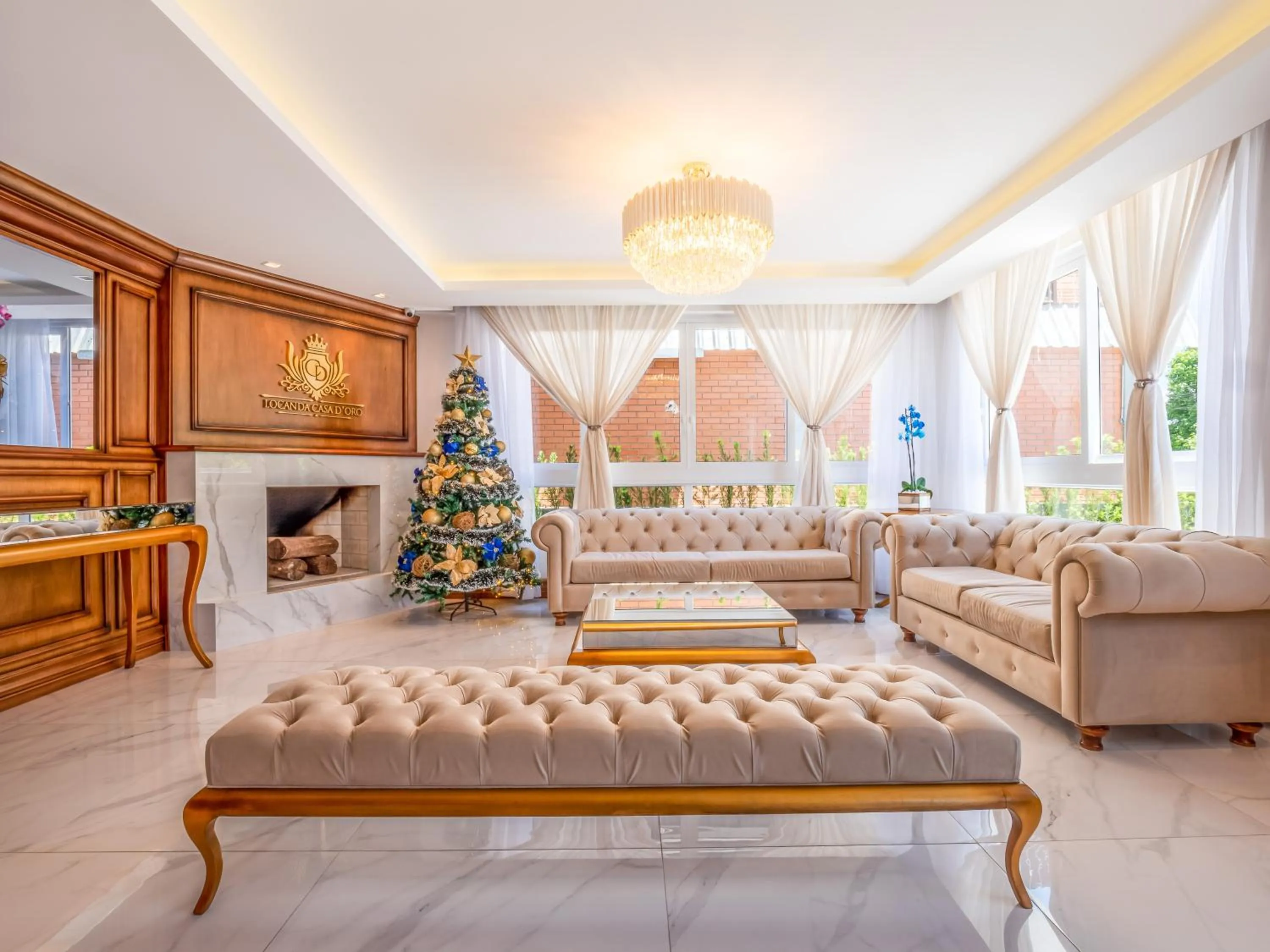 Lobby or reception in Hotel Locanda Casa D'Oro