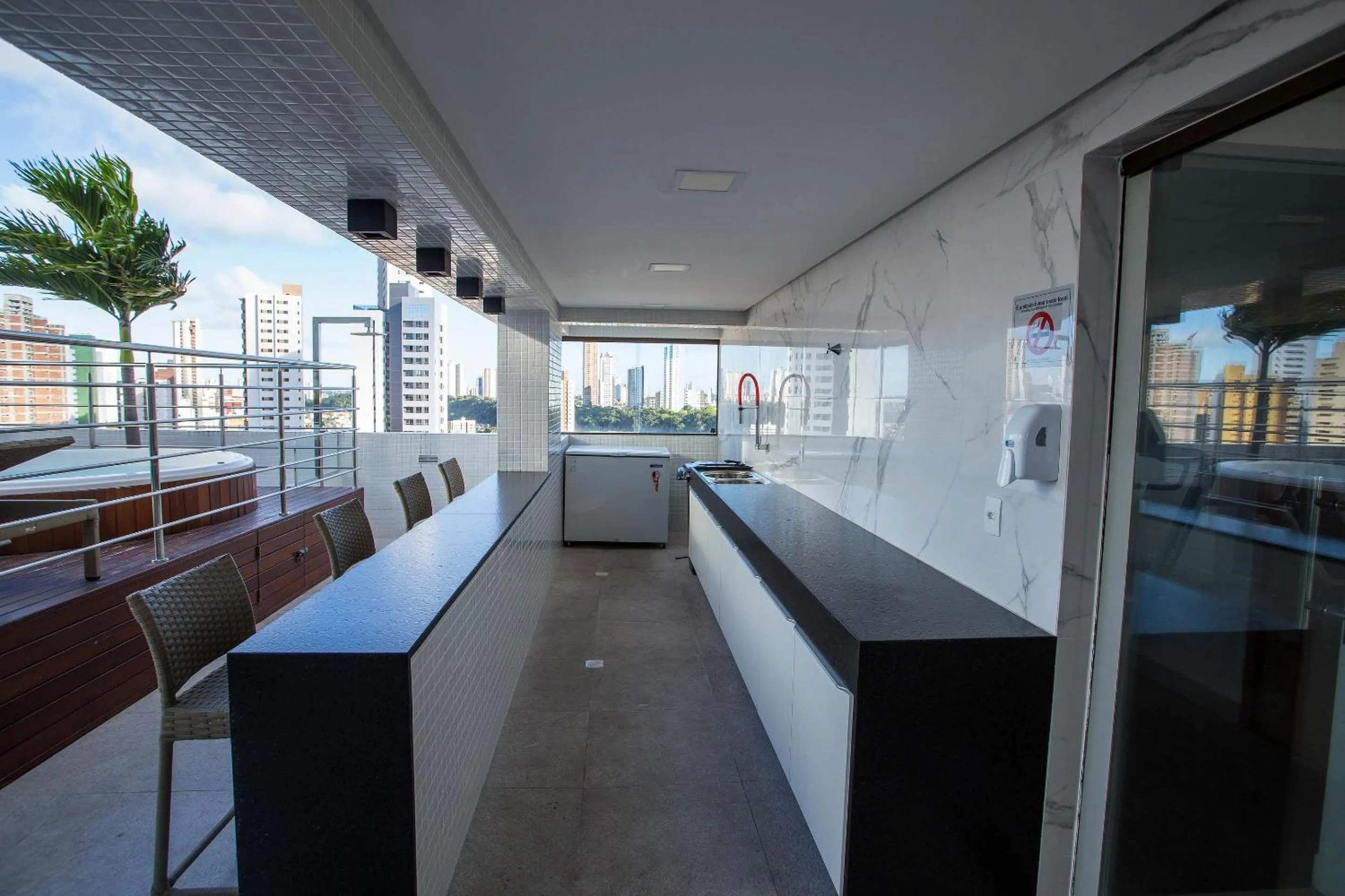 Area and facilities in Manaíra Apart Hotel por Carpediem