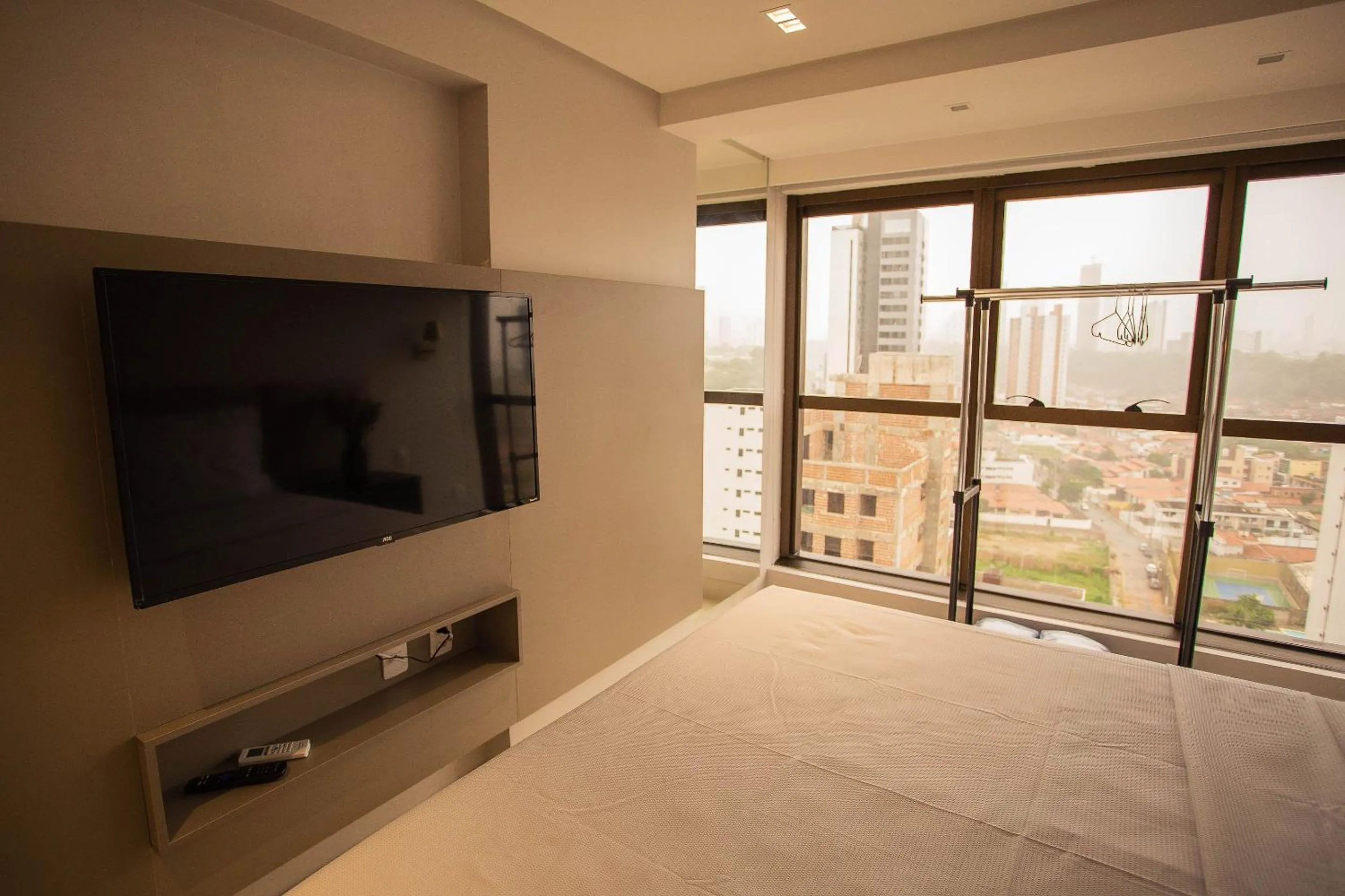 Bedroom, Bed in Manaíra Apart Hotel por Carpediem