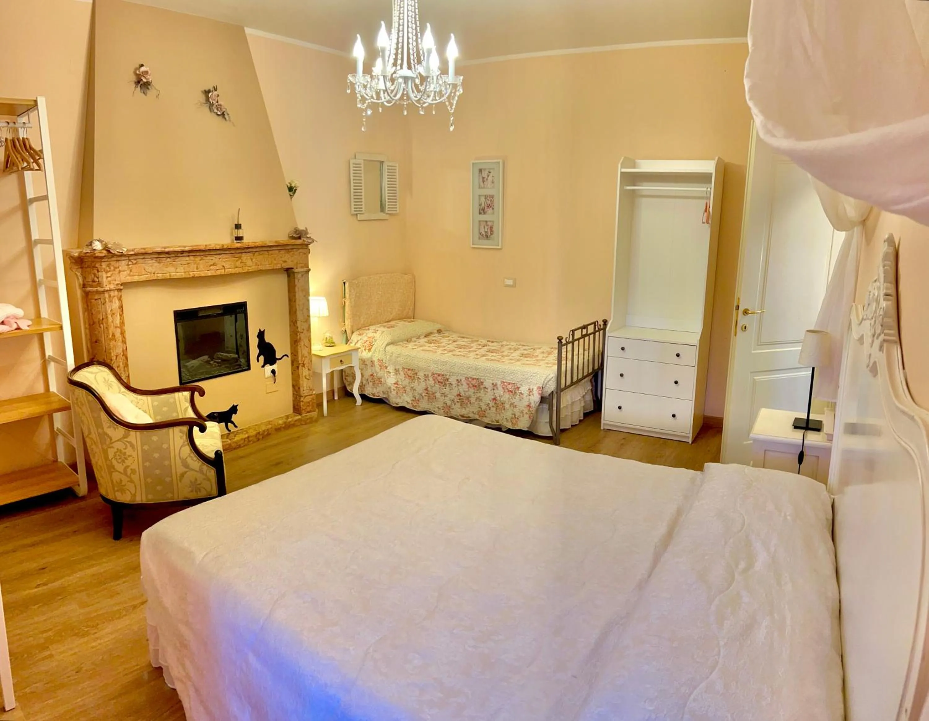 Bed in La Casa Di Campagna Sul Garda