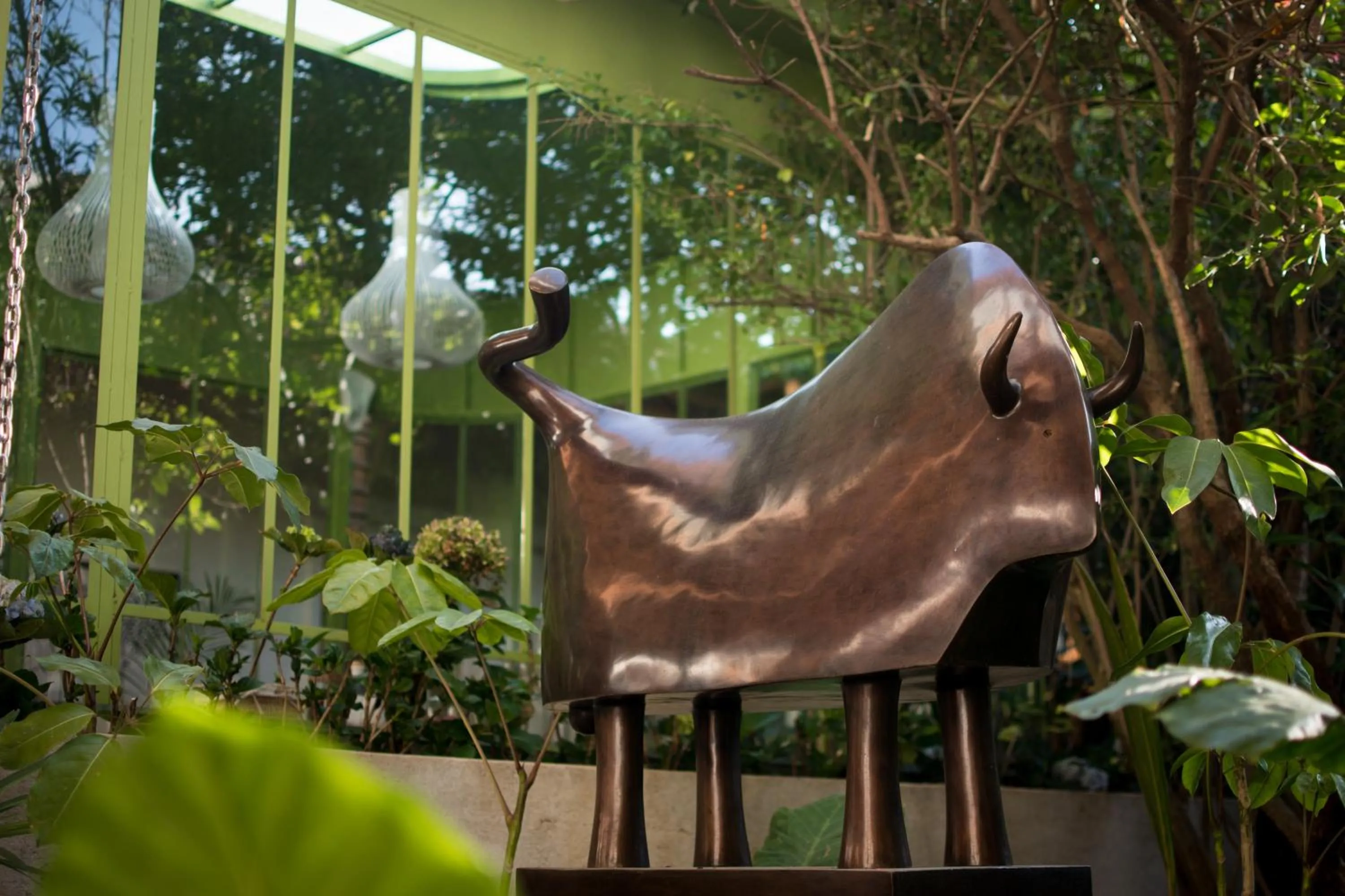 Inner courtyard view in Taller de Juan - Casa Hotel
