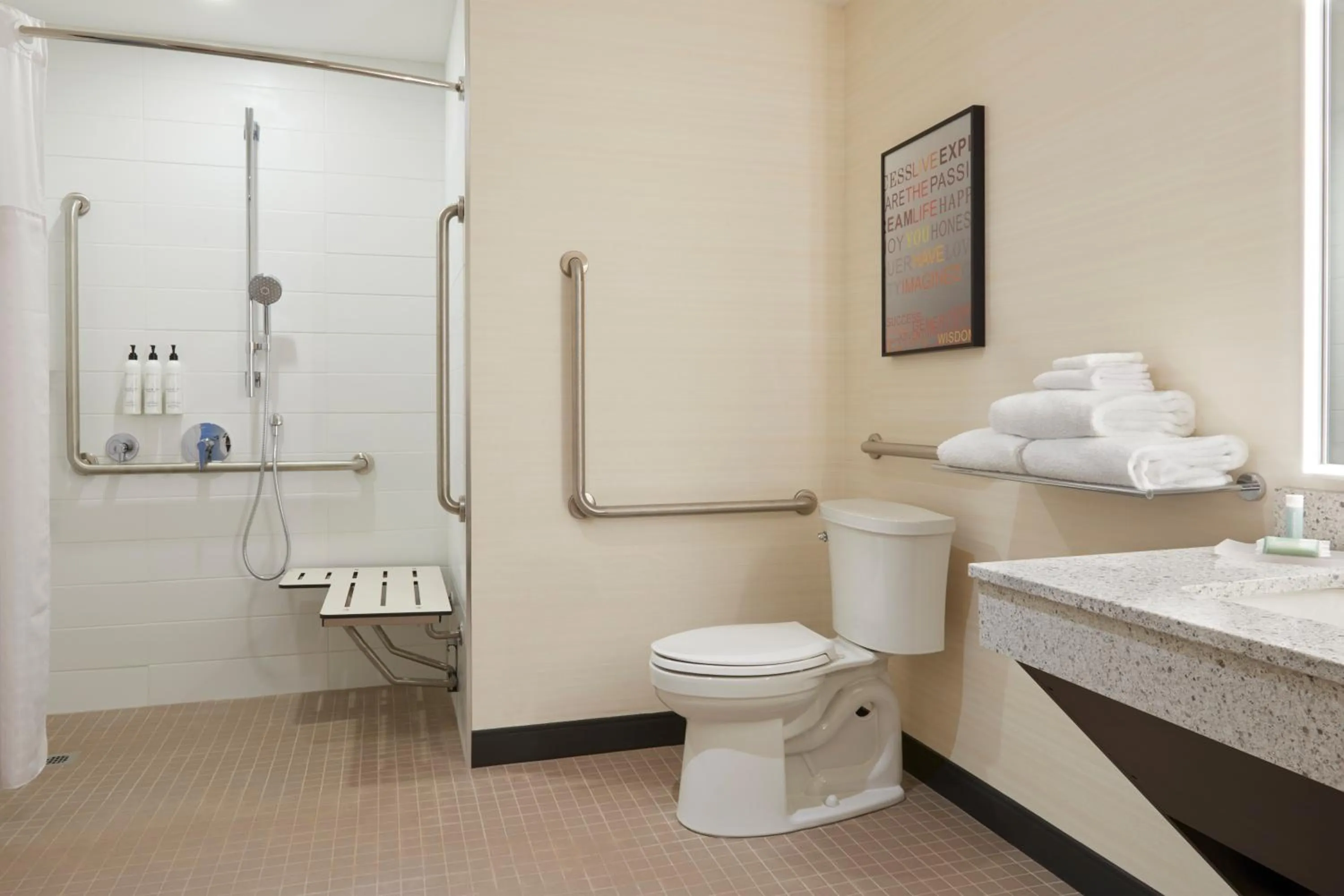 Bathroom in TownePlace Suites by Marriott Toronto Oakville