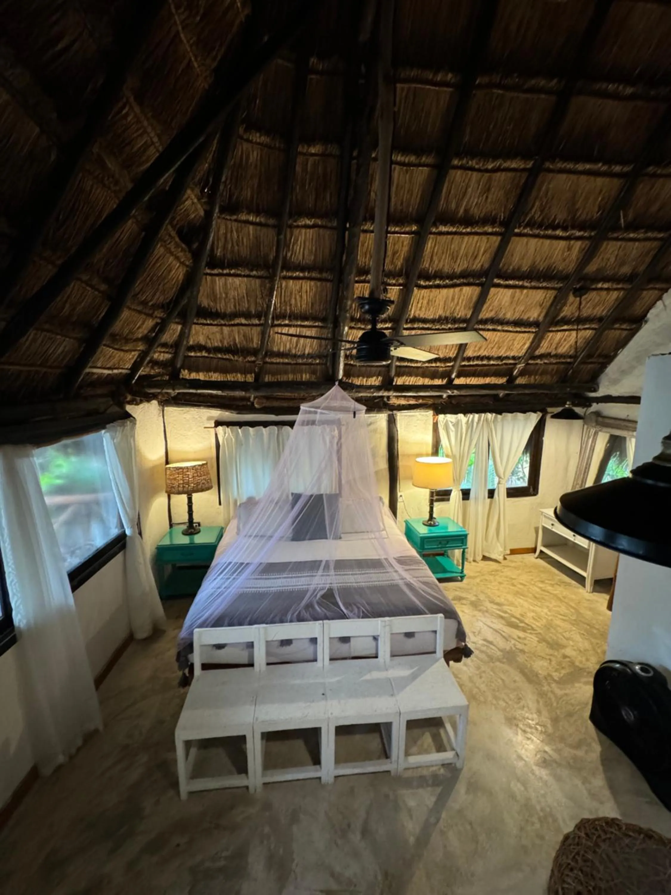 Bird's eye view, Bed in Sivana Tulum