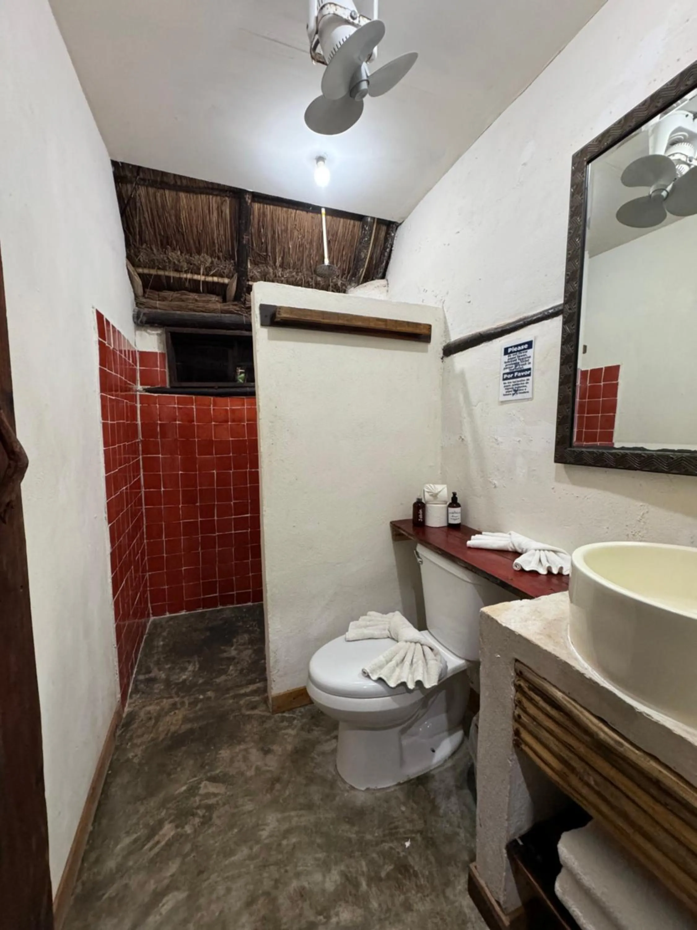 Bathroom in Sivana Tulum