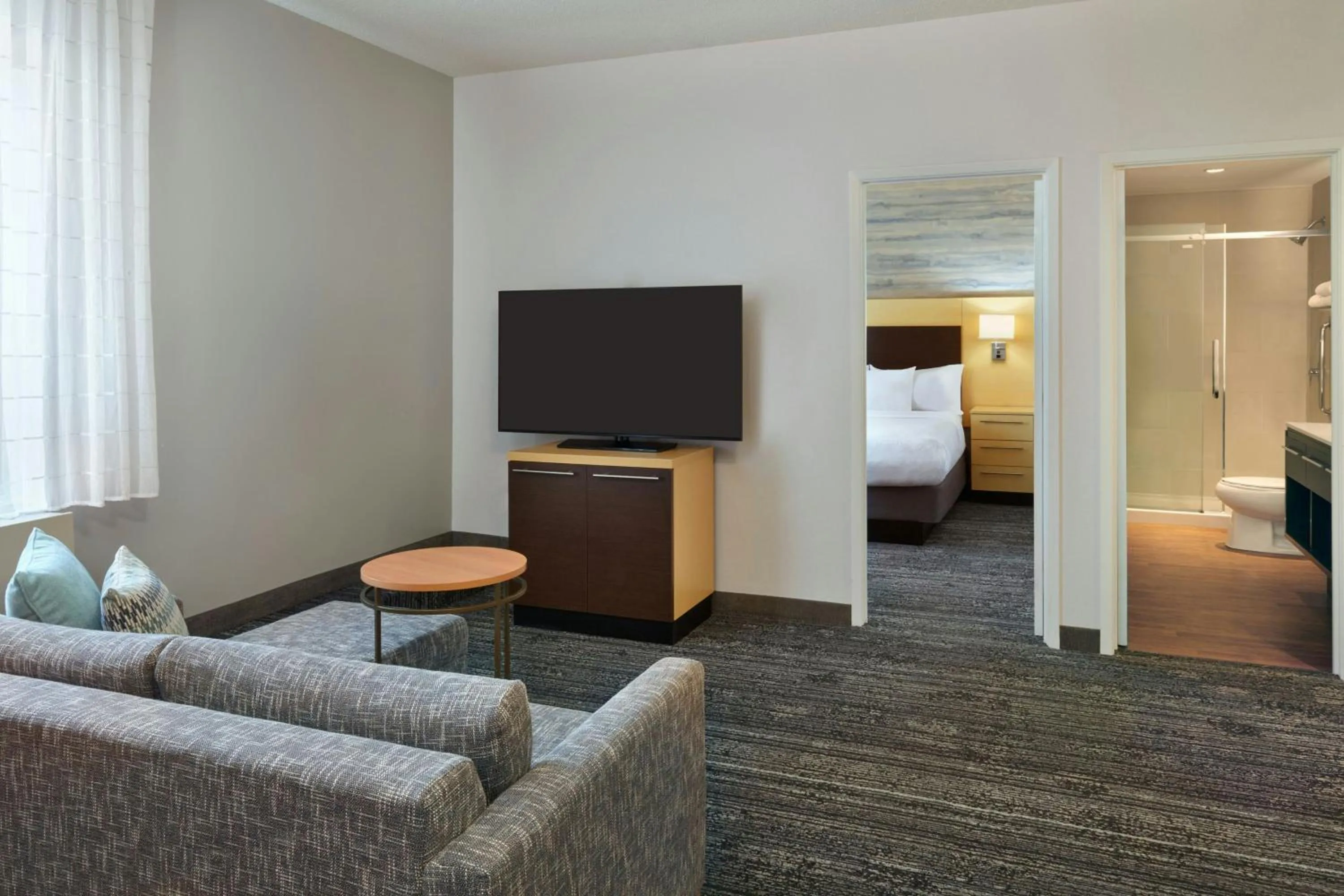 Bedroom, Bed in TownePlace Suites by Marriott London