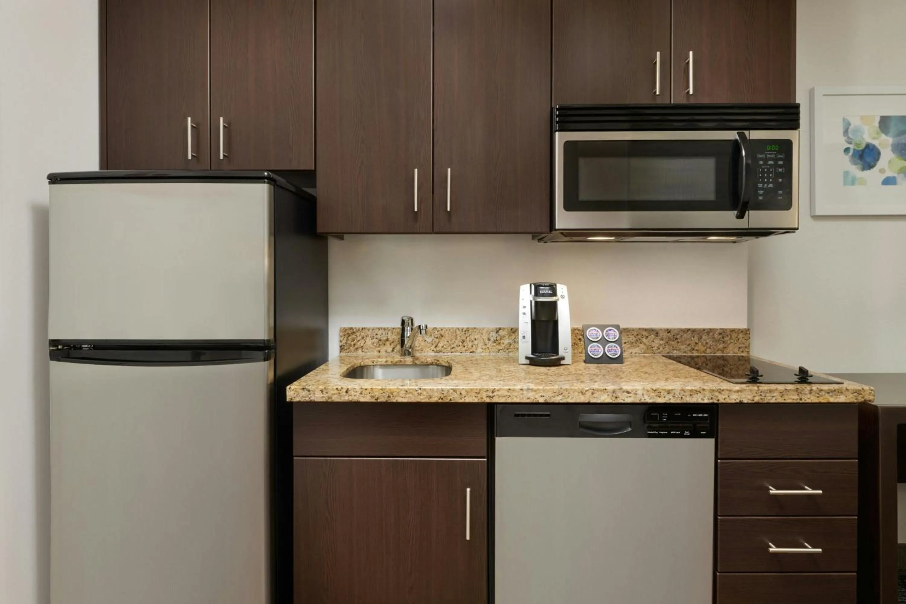 Kitchen or kitchenette in TownePlace Suites by Marriott London