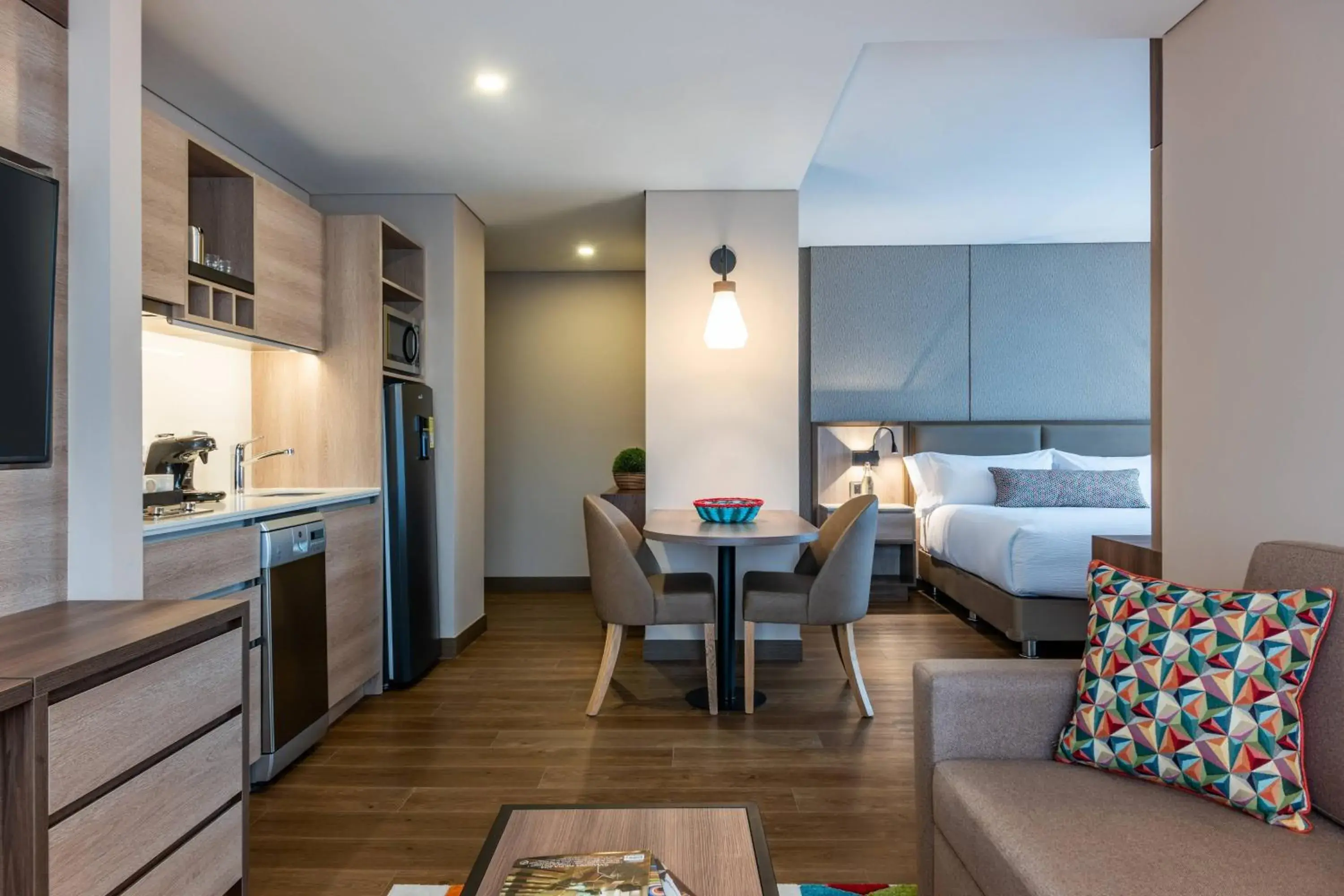 1 Bedroom Junior suite with 1 King, Sofa bed, City view in Residence Inn by Marriott Bogota 1 Bedroom Junior suite with 1 King, Sofa bed, City view in Residence Inn by Marriott Bogota