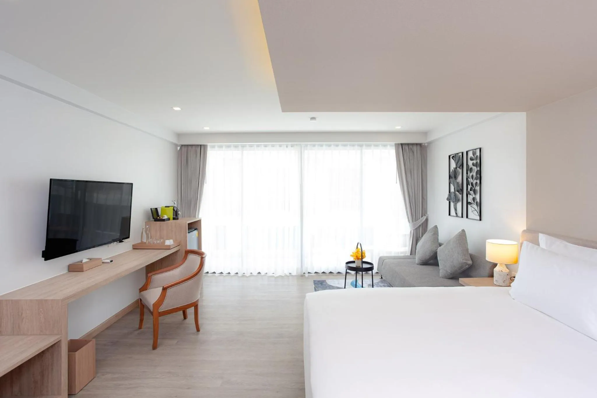 TV and multimedia, Bed in Anona Beachfront Phuket Resort-SHA EXTRA PLUS