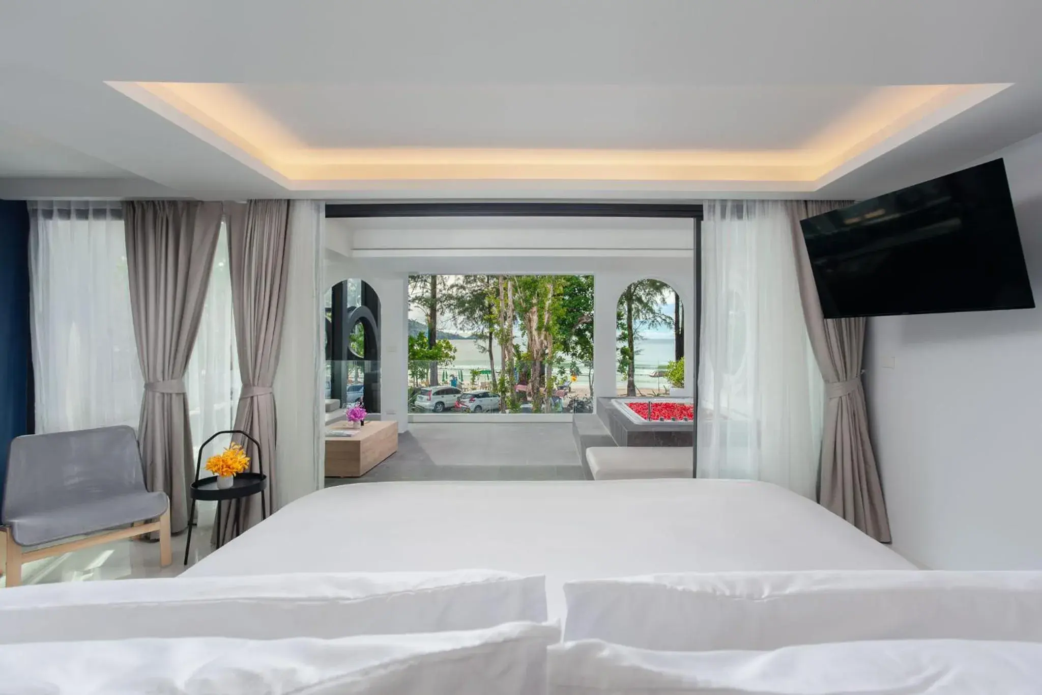 Bedroom, Bed in Anona Beachfront Phuket Resort-SHA EXTRA PLUS Bedroom, Bed in Anona Beachfront Phuket Resort-SHA EXTRA PLUS