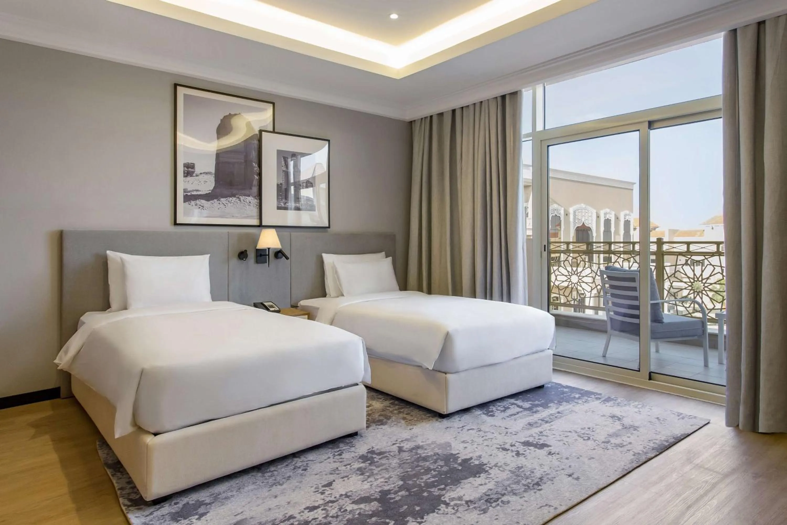 Photo of the whole room, Bed in Radisson Hotel Riyadh Airport