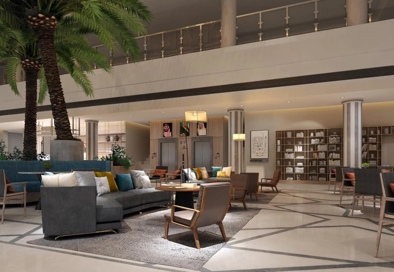 Lobby or reception in Radisson Hotel Riyadh Airport