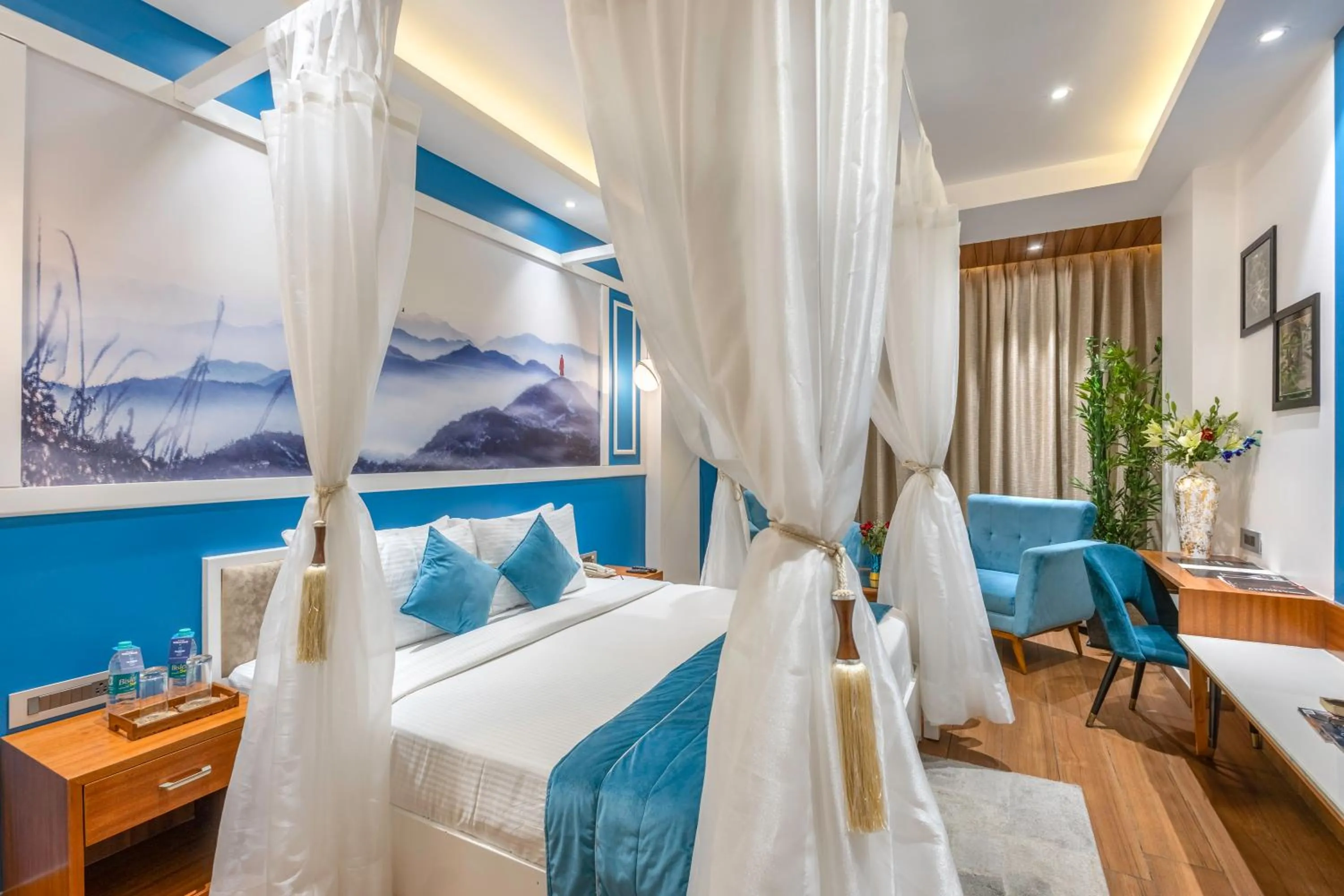 View (from property/room), Bed in Clarion Hotel Dehradun