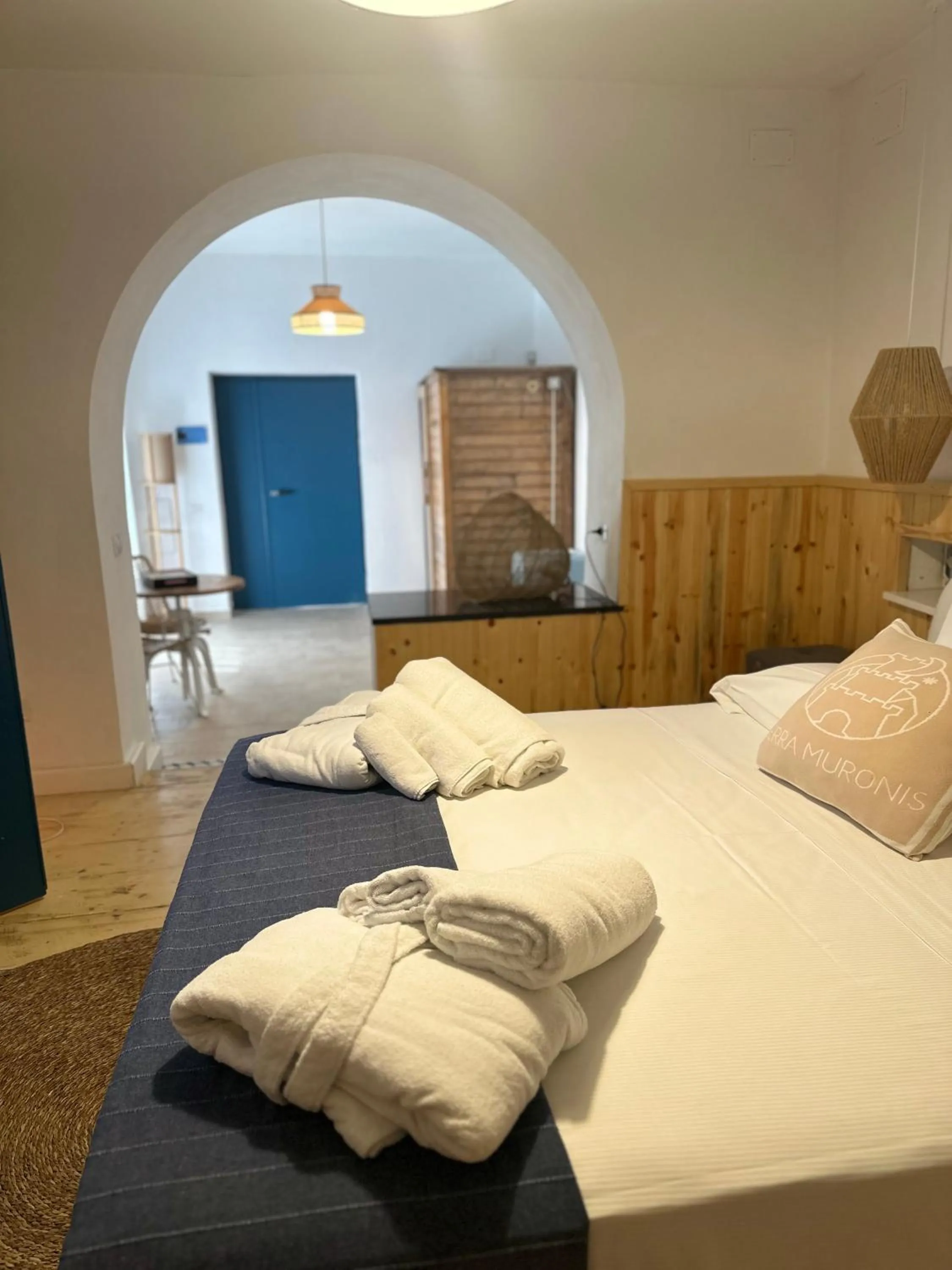 Bed in Terra Muronis Hotel Diffuso