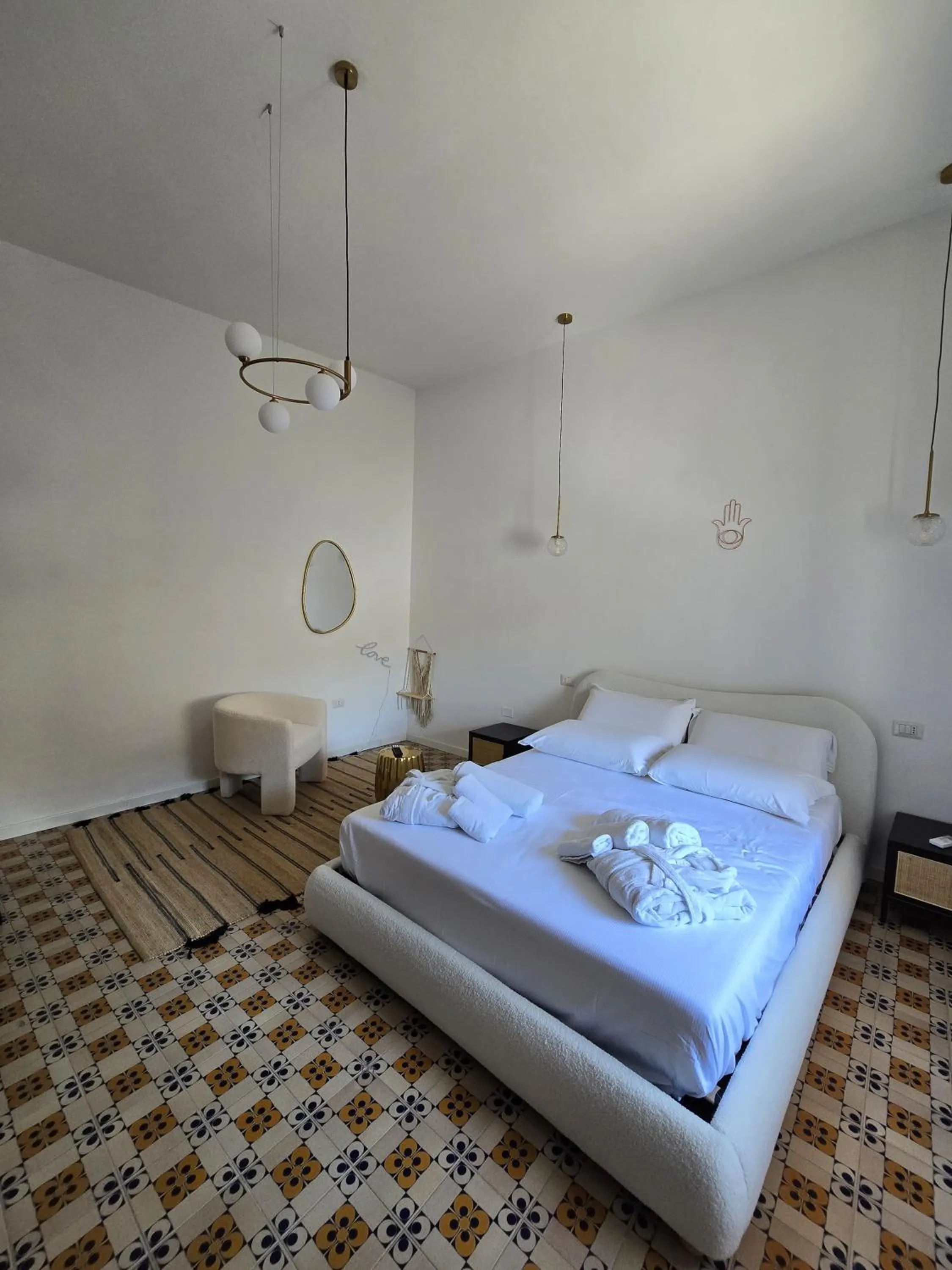 Bed in Terra Muronis Hotel Diffuso