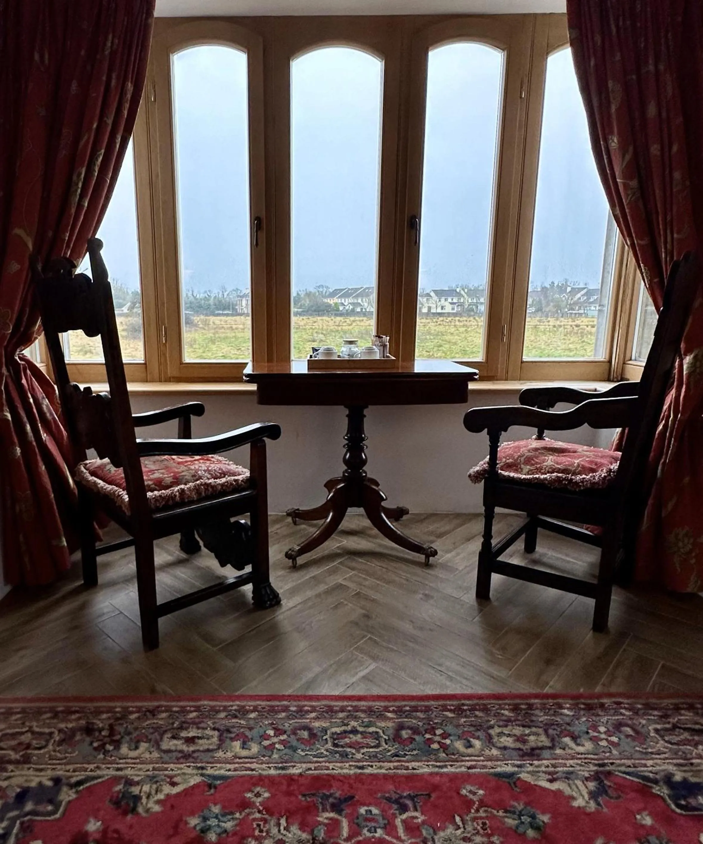 Seating area in Claregalway Castle