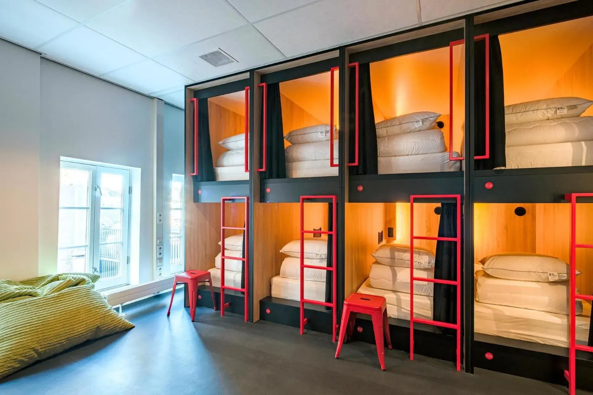 Single Bed in Female Dormitory Room in City Trip Hostels Amsterdam-Purmerend Single Bed in Female Dormitory Room in City Trip Hostels Amsterdam-Purmerend