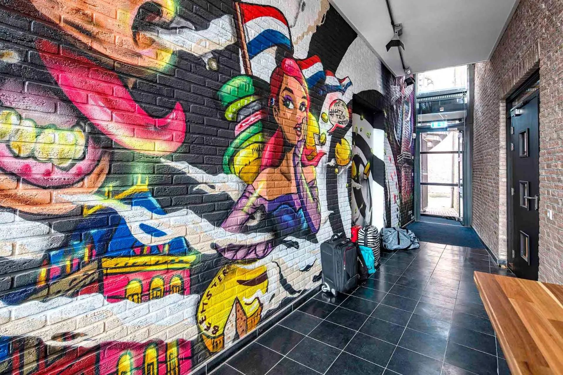 Lobby or reception in City Trip Hostels Amsterdam-Purmerend