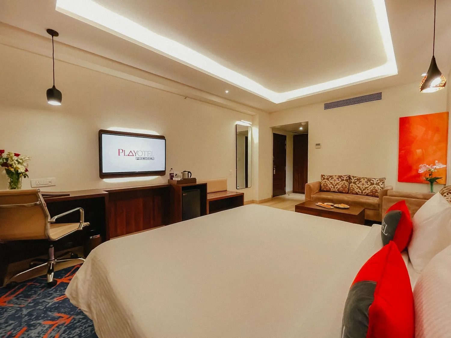 Bed in Playotel Premier Vijay Nagar