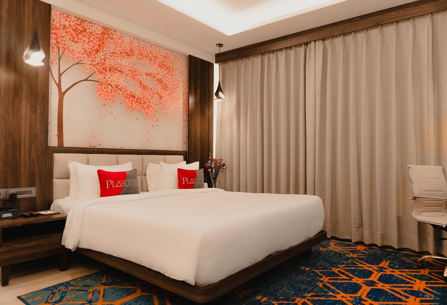 Bed in Playotel Premier Vijay Nagar