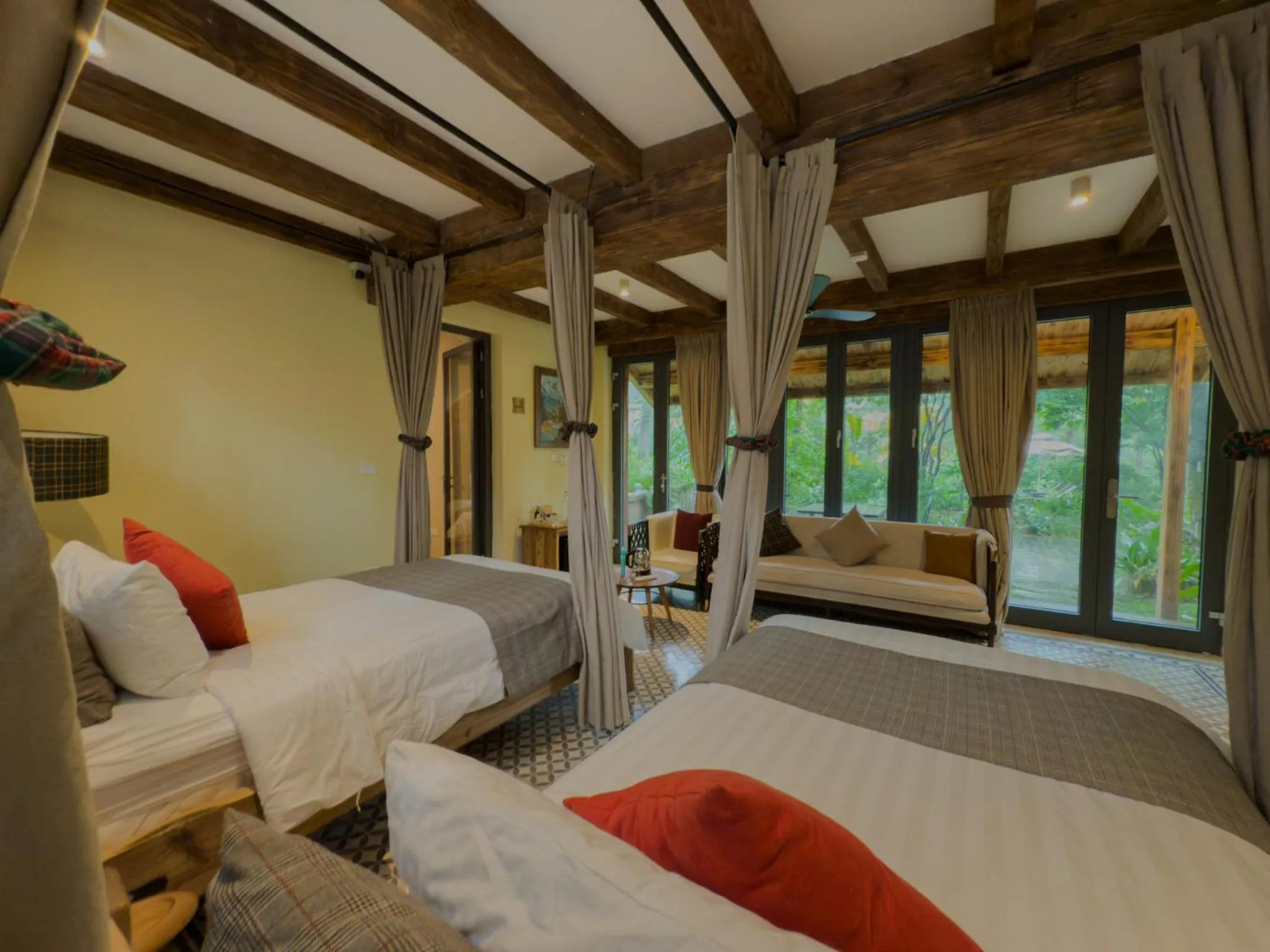 Bed in AMAYA HOME - Lodge, Spa & Restaurant
