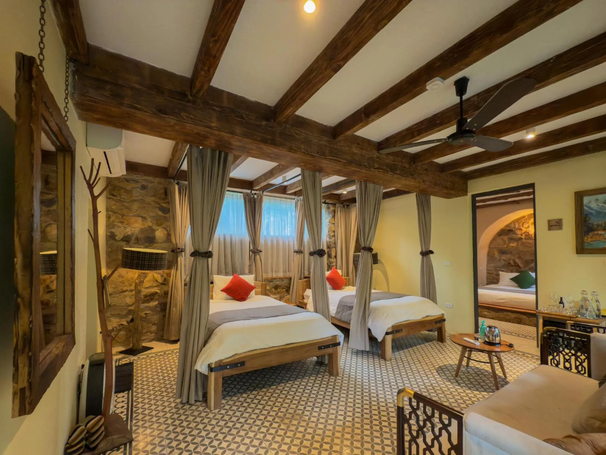 Bed in AMAYA HOME - Lodge, Spa & Restaurant