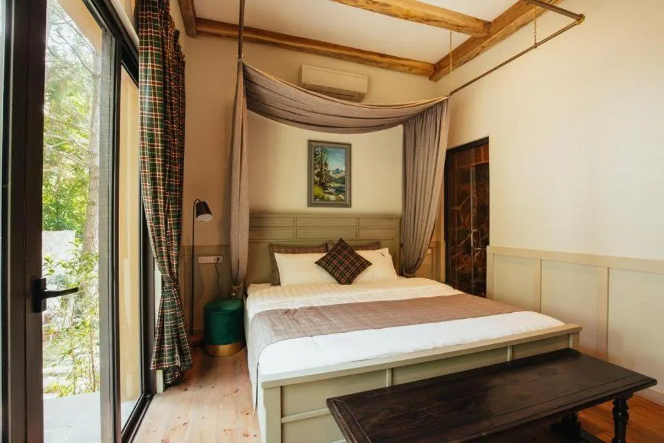 Bed in AMAYA HOME - Lodge, Spa & Restaurant