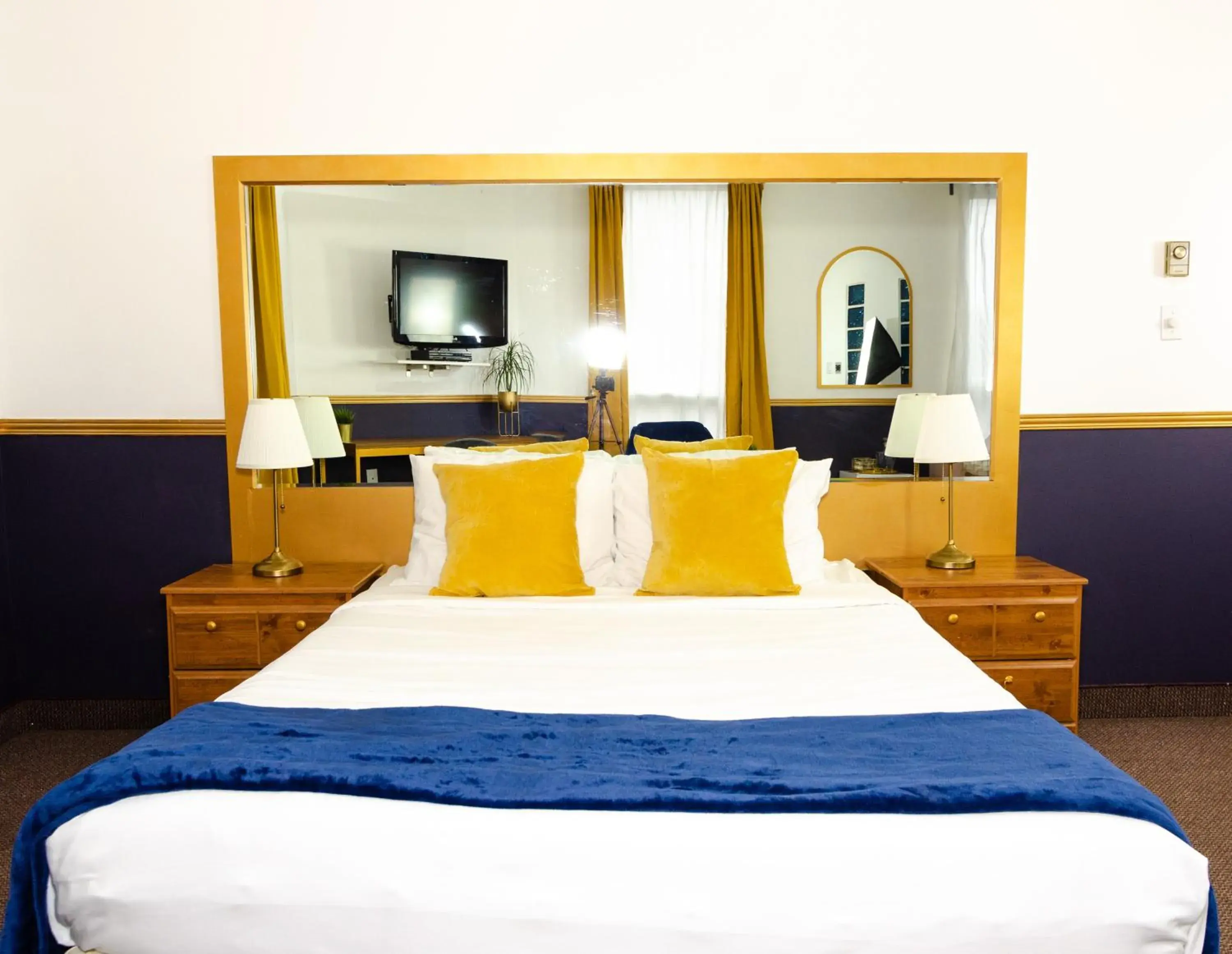 Bed in Hotel Dorion