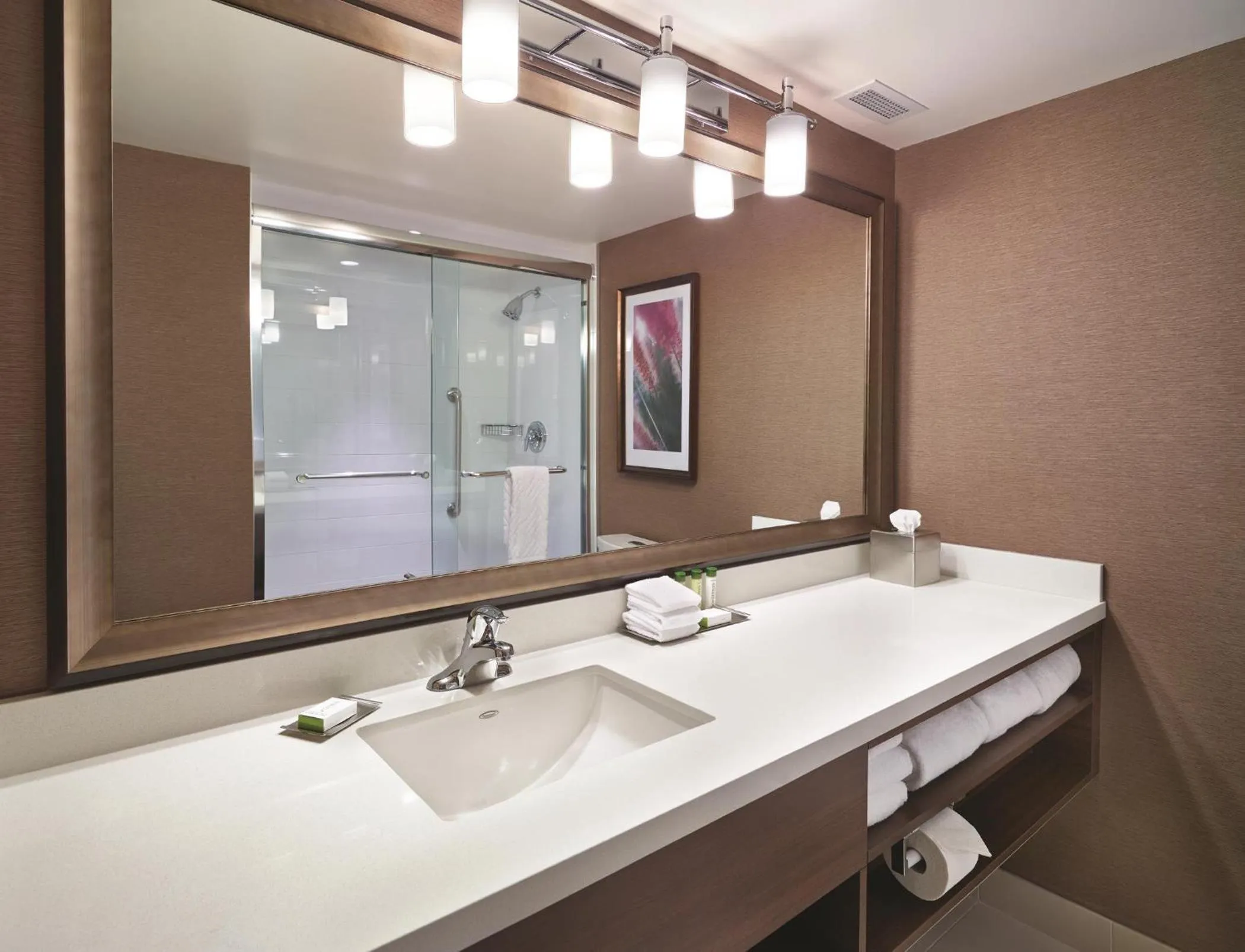 Bathroom in DoubleTree by Hilton West Edmonton