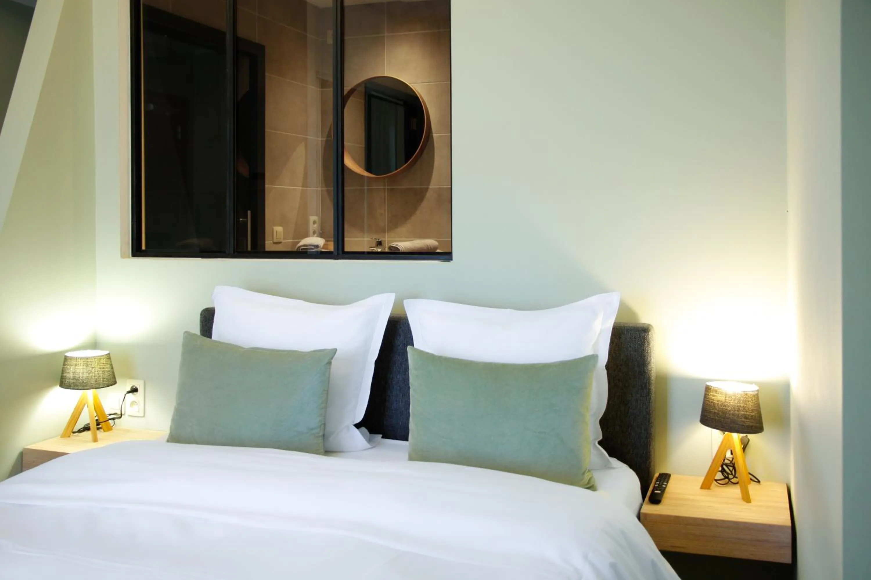 Bed in Villa les érables Restaurant Linea