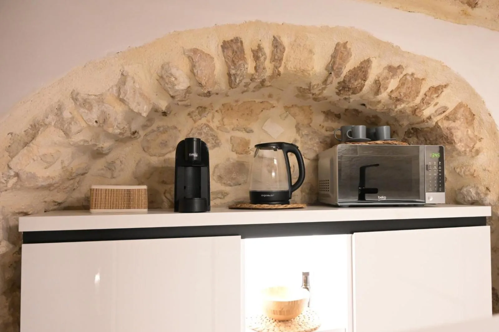 Coffee/tea facilities in Pietrabianca Santa Maria Apartments