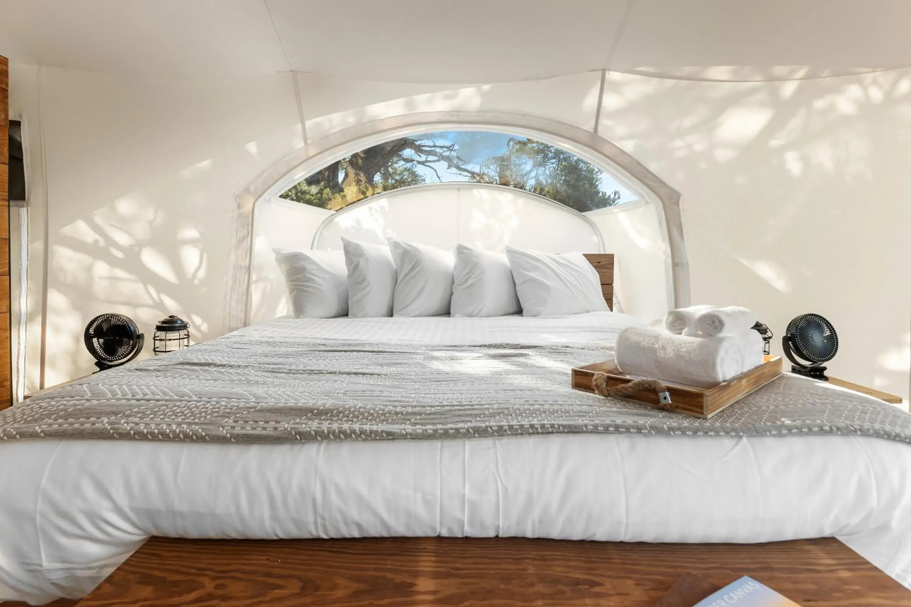 Bed in Under Canvas Bryce Canyon Bed in Under Canvas Bryce Canyon